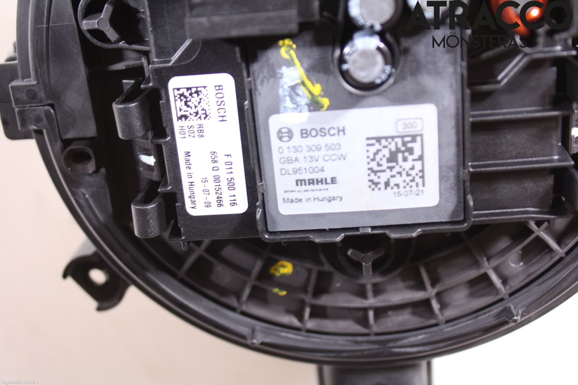 Opel ASTRA K 16-22 Varmeapparat Viftemotor
