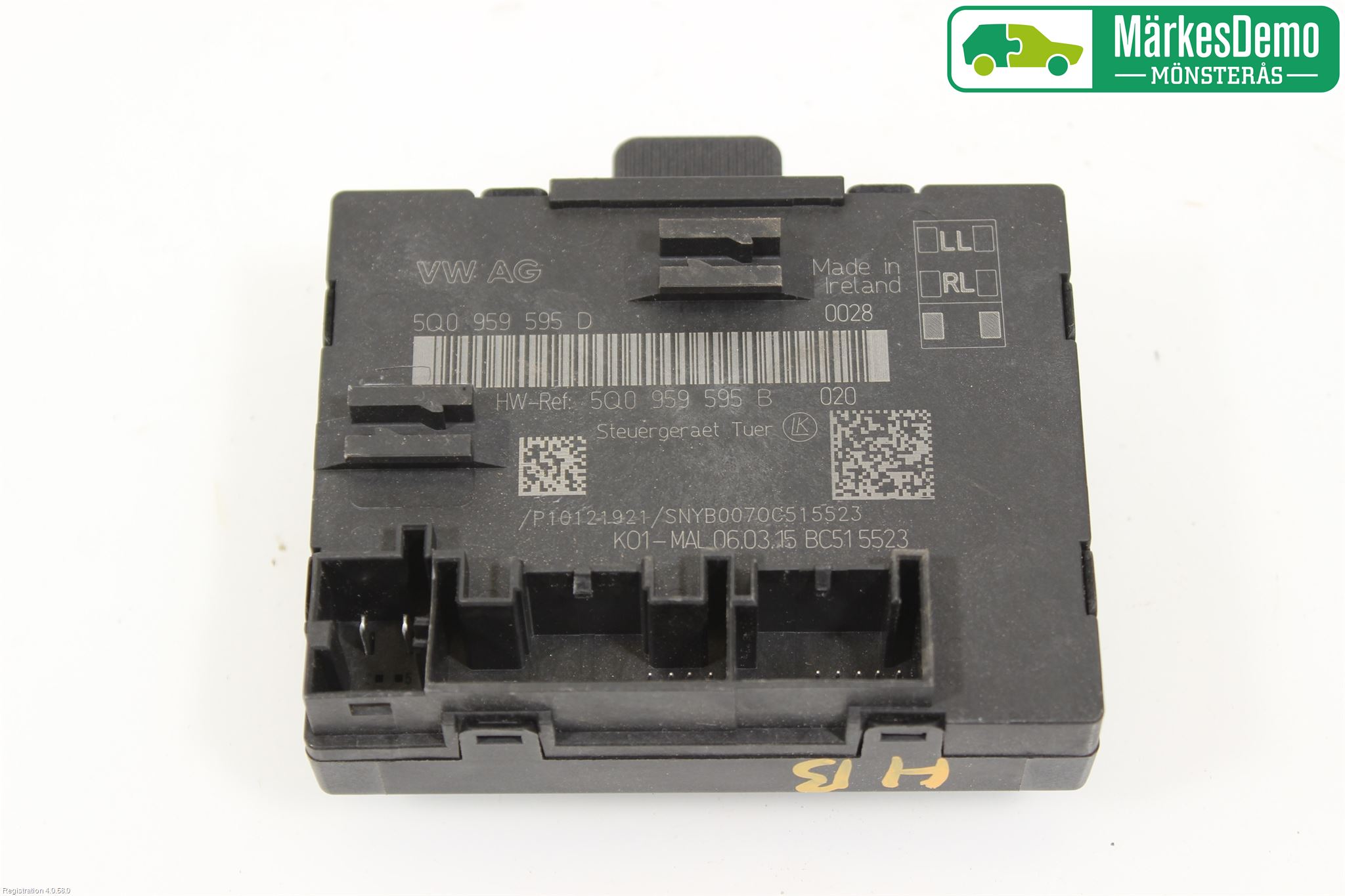 Volkswagen VW PASSAT 15-19 Styreenhet Dør
