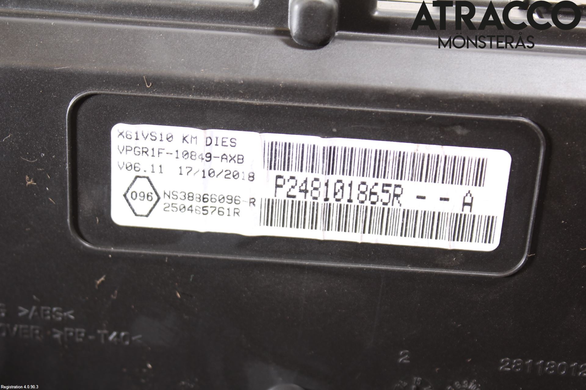 Mercedes-Benz MB CITAN (W415) 13-21 Instr Kombinert