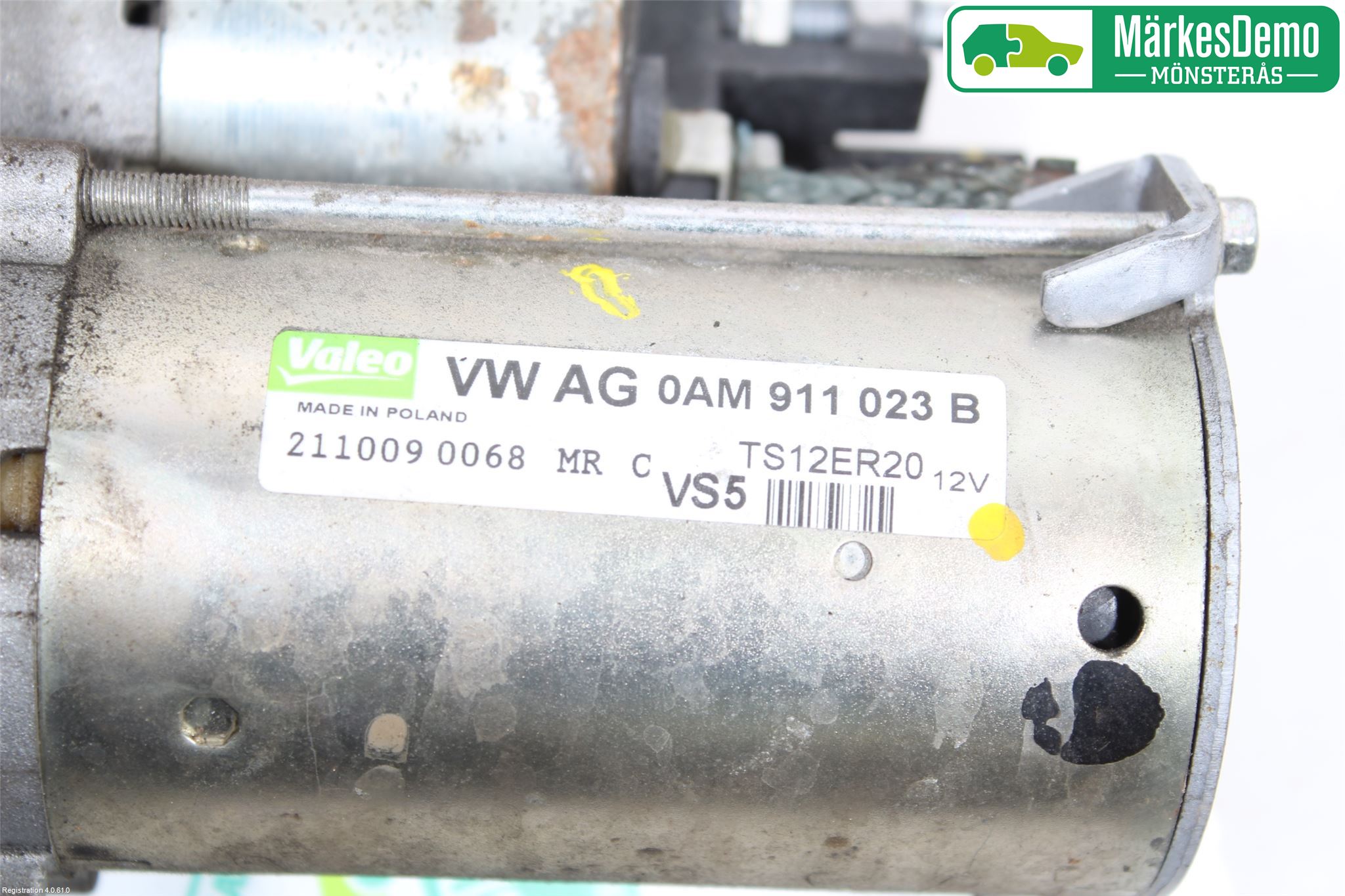 Volkswagen VW GOLF PLUS/CROSS GOLF 04-14 Startmotor