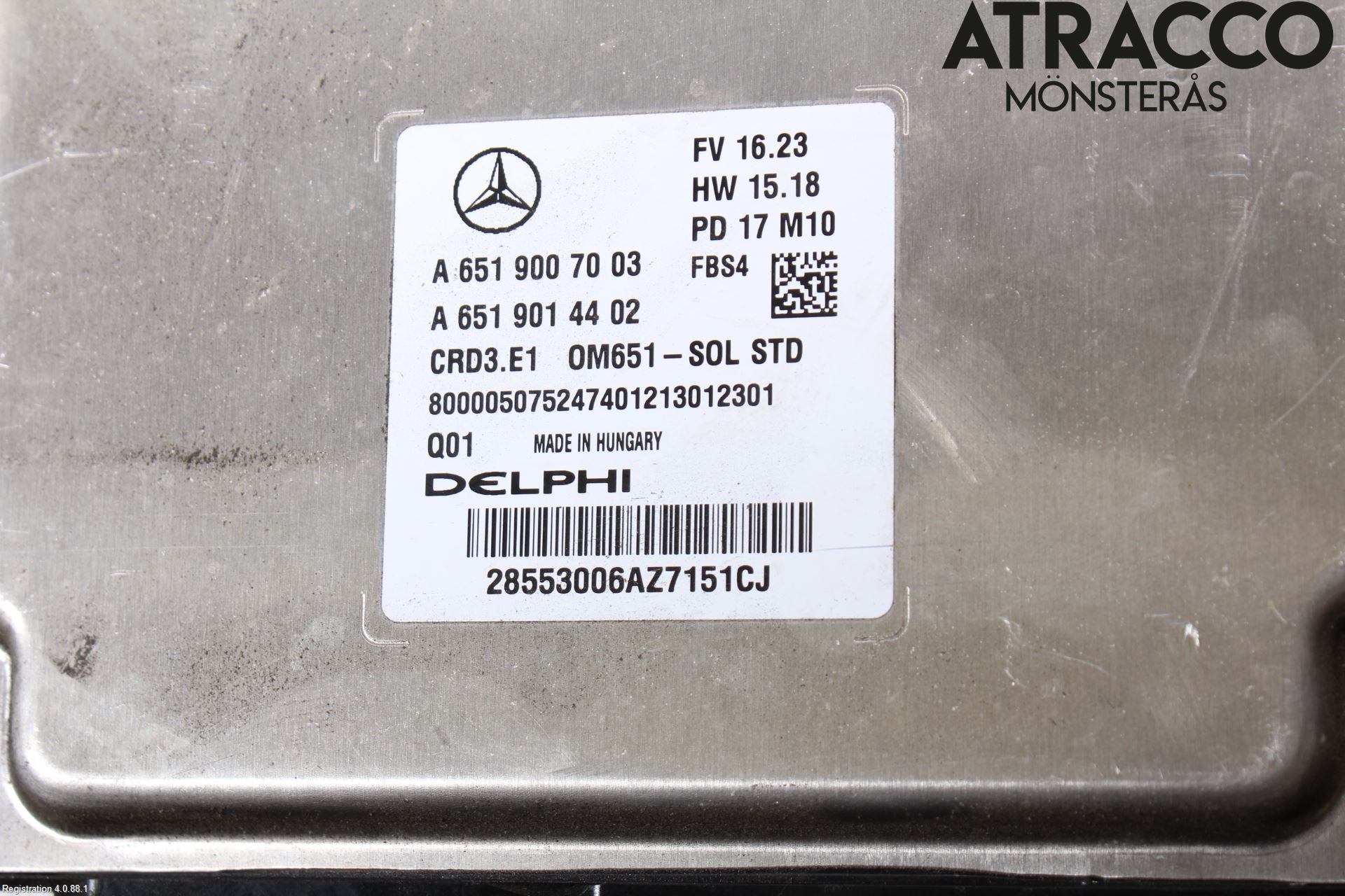 Mercedes-Benz MB CLA-KLASS (C117/X117) 13-19 Styreenhet Dieselpumpe