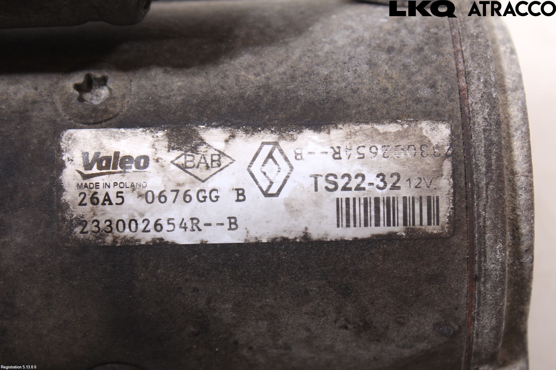 Nissan NV400 12-24 Startmotor Diesel