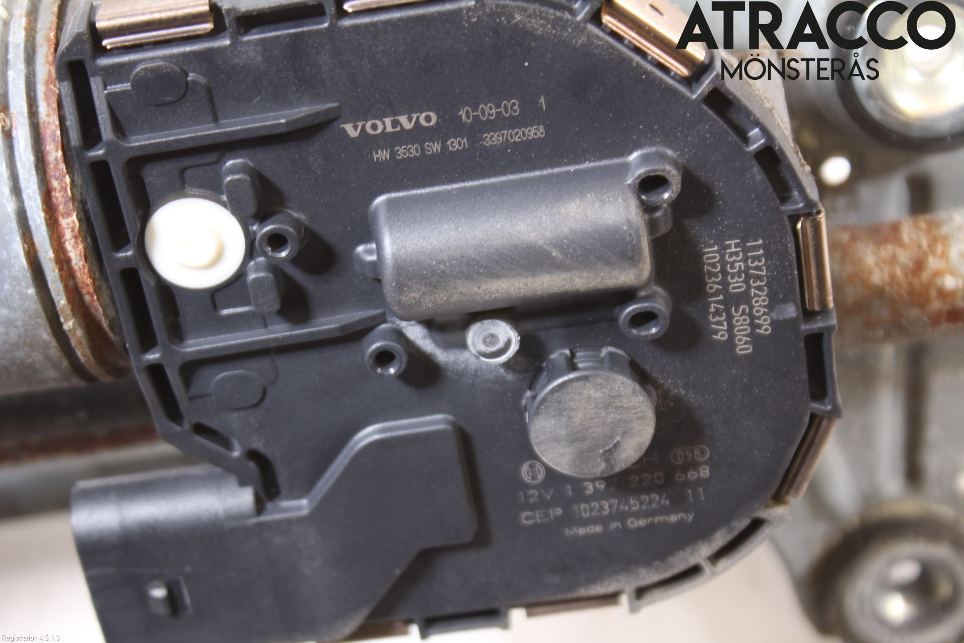 Volvo V70 08-13 Viskermotor Frontrute