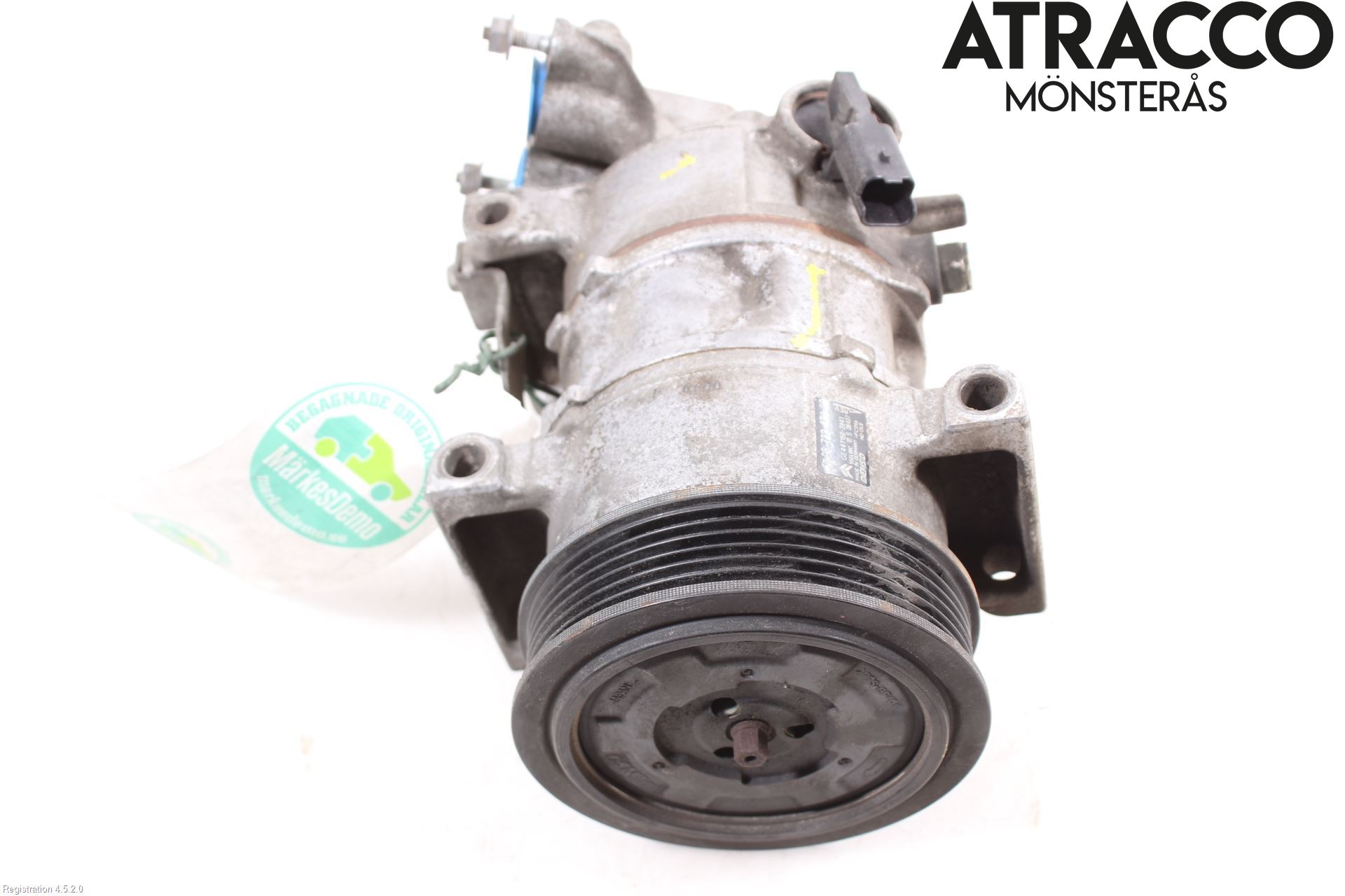 Citroen C3 10-17 Varme Ac Kompressor