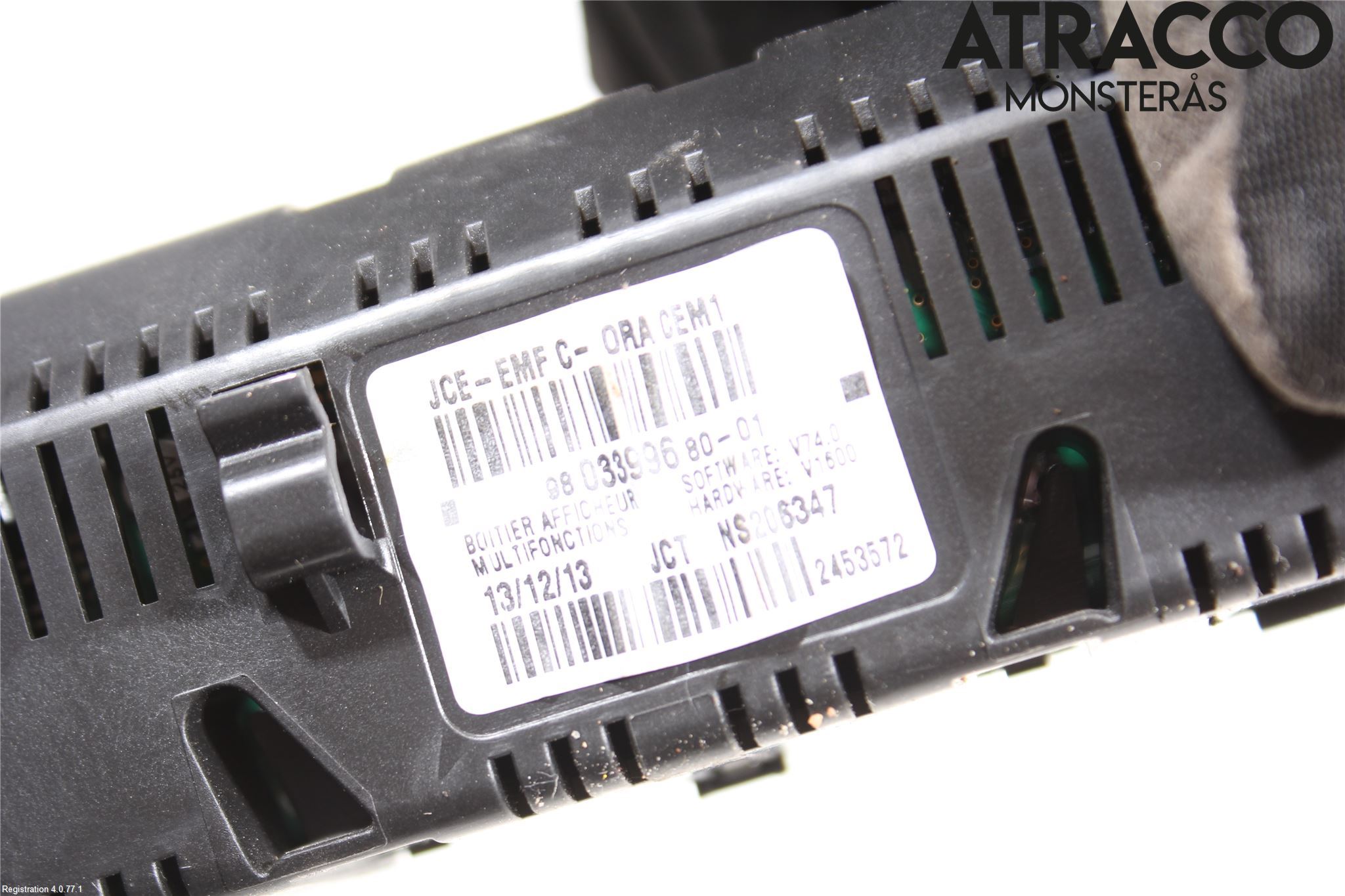 Fiat SCUDO 07-16 Kjørecomputer
