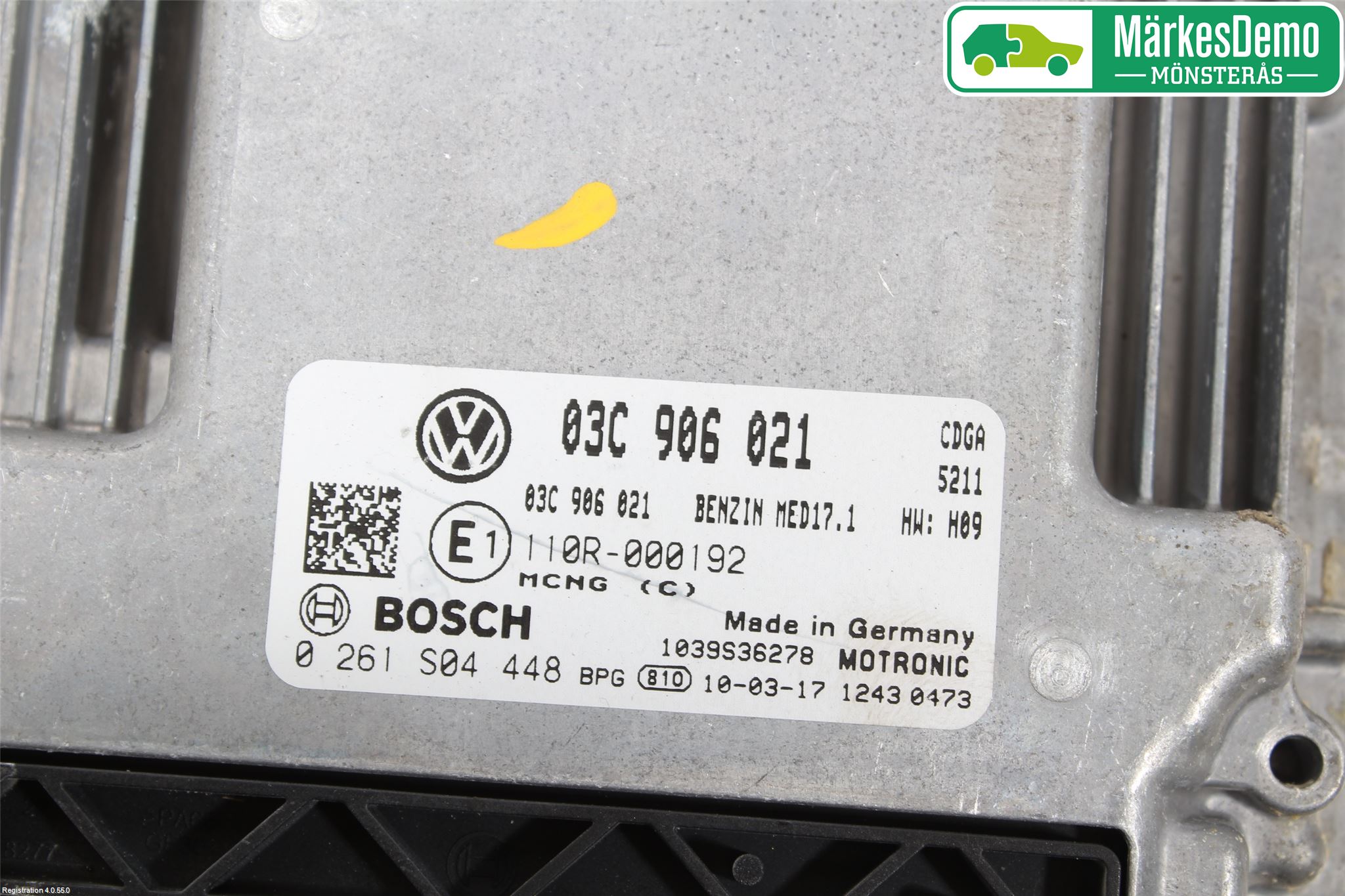 Volkswagen VW PASSAT 05-11 Styreenhet Innsprøytning