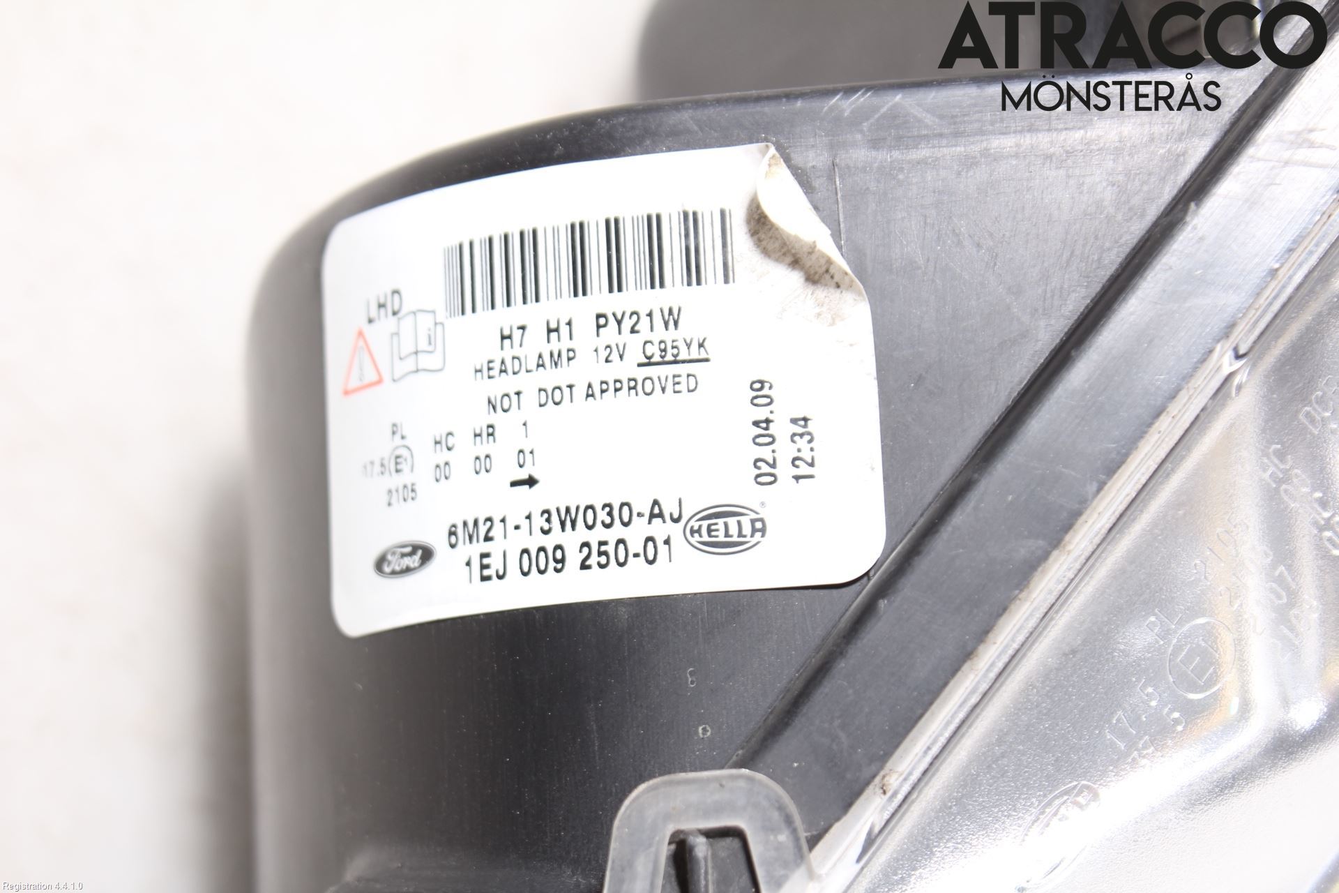 Ford GALAXY 06-15 Frontlykt Venstre