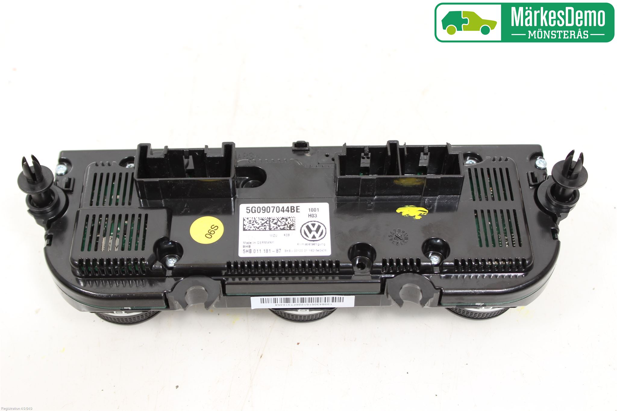 Volkswagen VW GOLF / E-GOLF VII 13-20 Varme Ac Betjening-Display