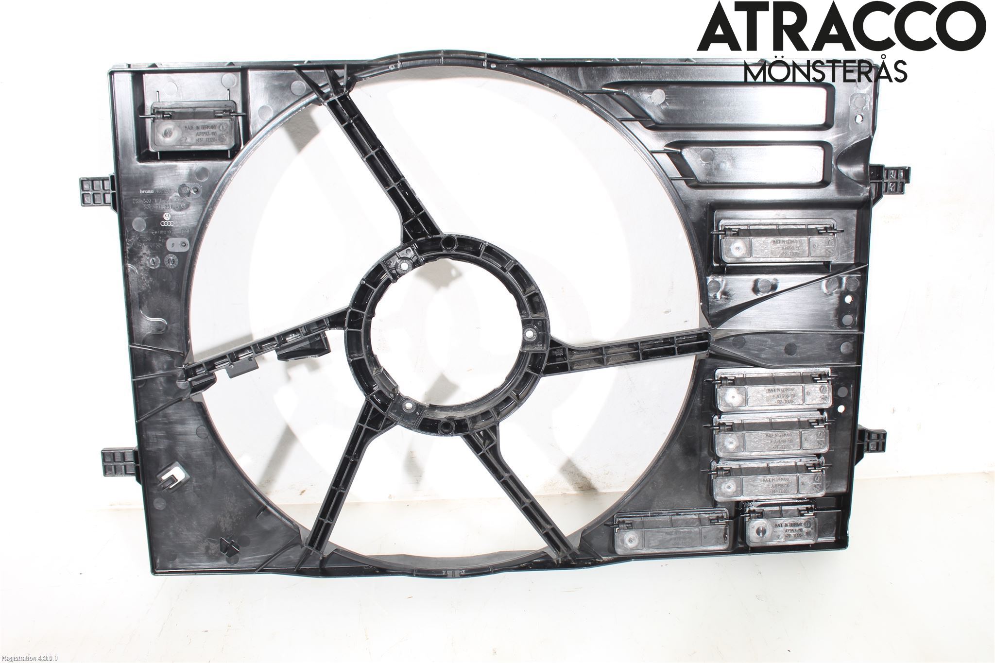 Volkswagen VW GOLF / E-GOLF VII 13-20 Kjølevifte-Radiator Hus-Kåpe