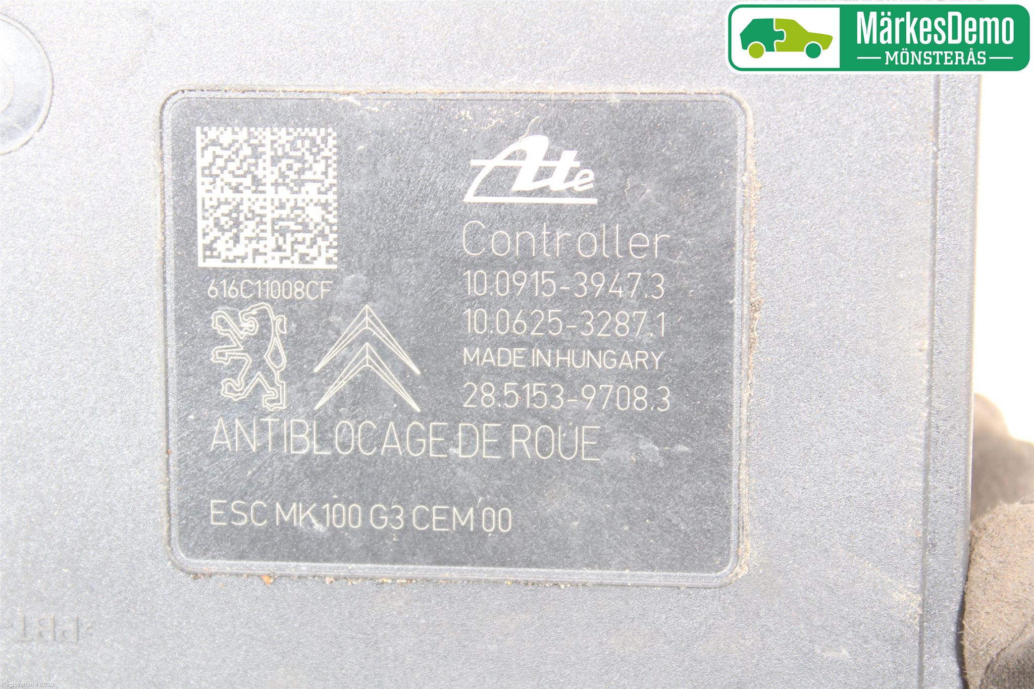 Peugeot PEUGOT 208 16-19 Abs Hydraulikkaggregat