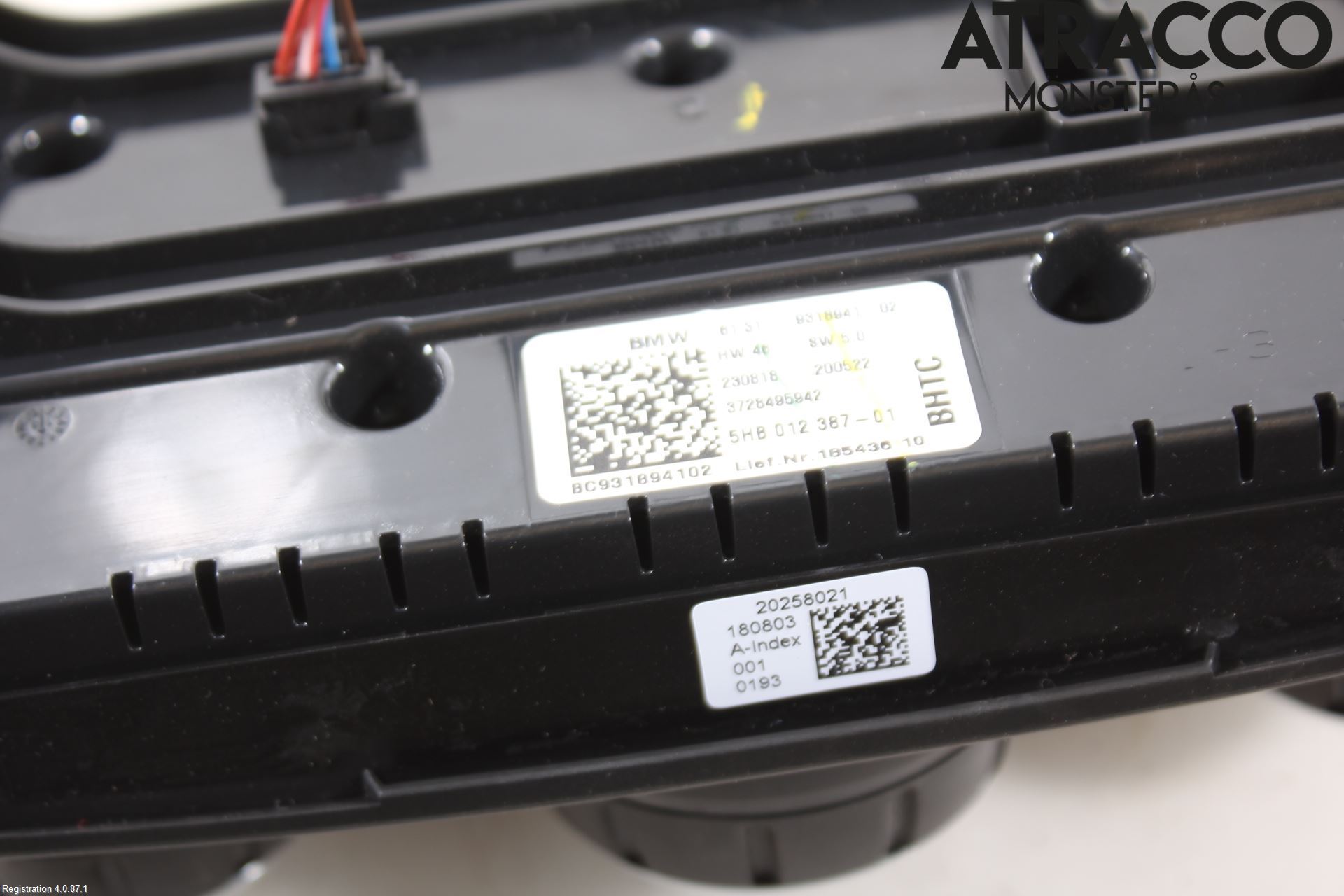 Mini COOPER CLUBMAN F54 16- Varme Ac Betjening-Display