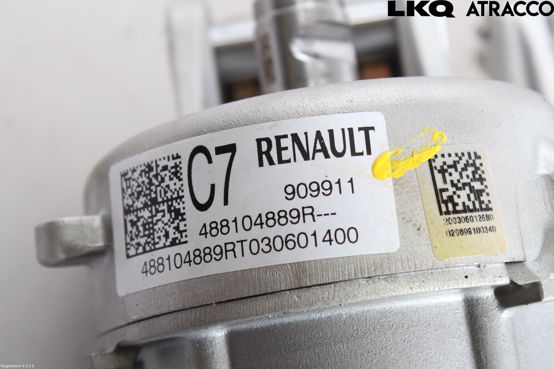 Renault ZOE/E-TECH 13- Rattakselaggregat Innebygd Servo