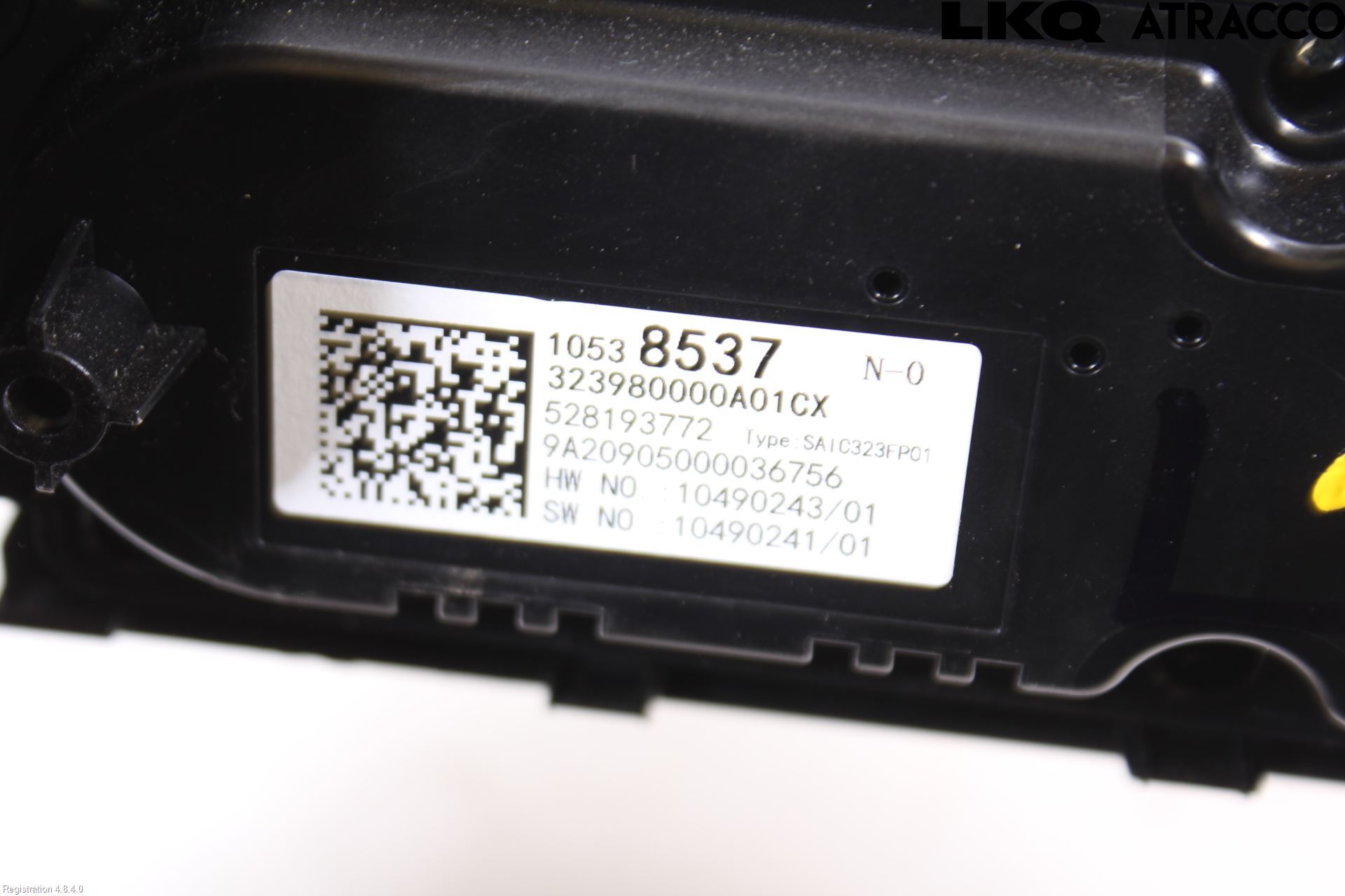 MG ZS EV 20- Varme Ac Betjening-Display