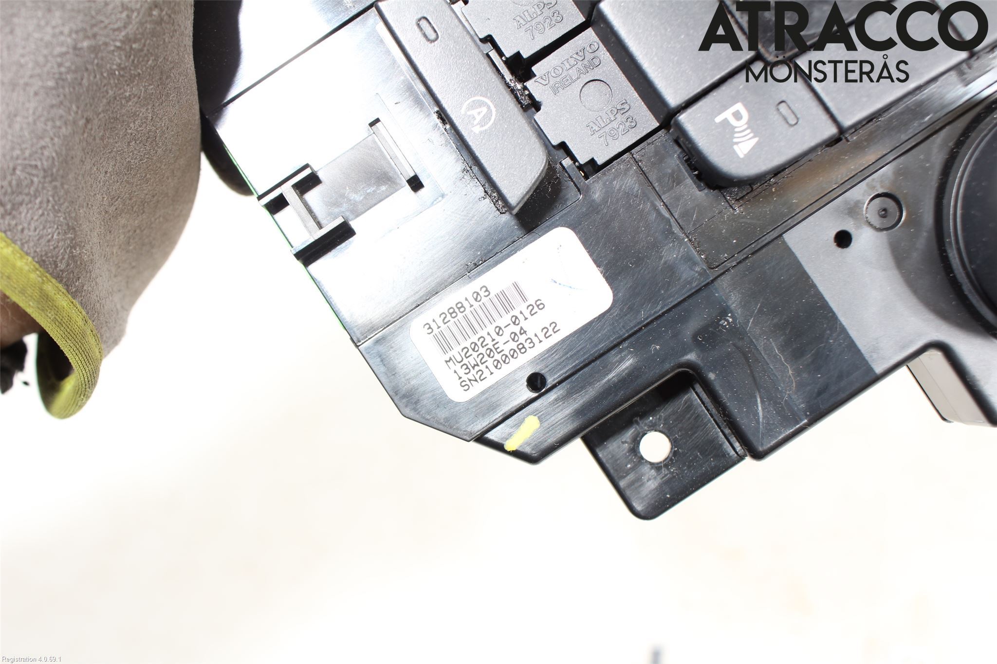Volvo V40 12-19 Varme Ac Betjening-Display
