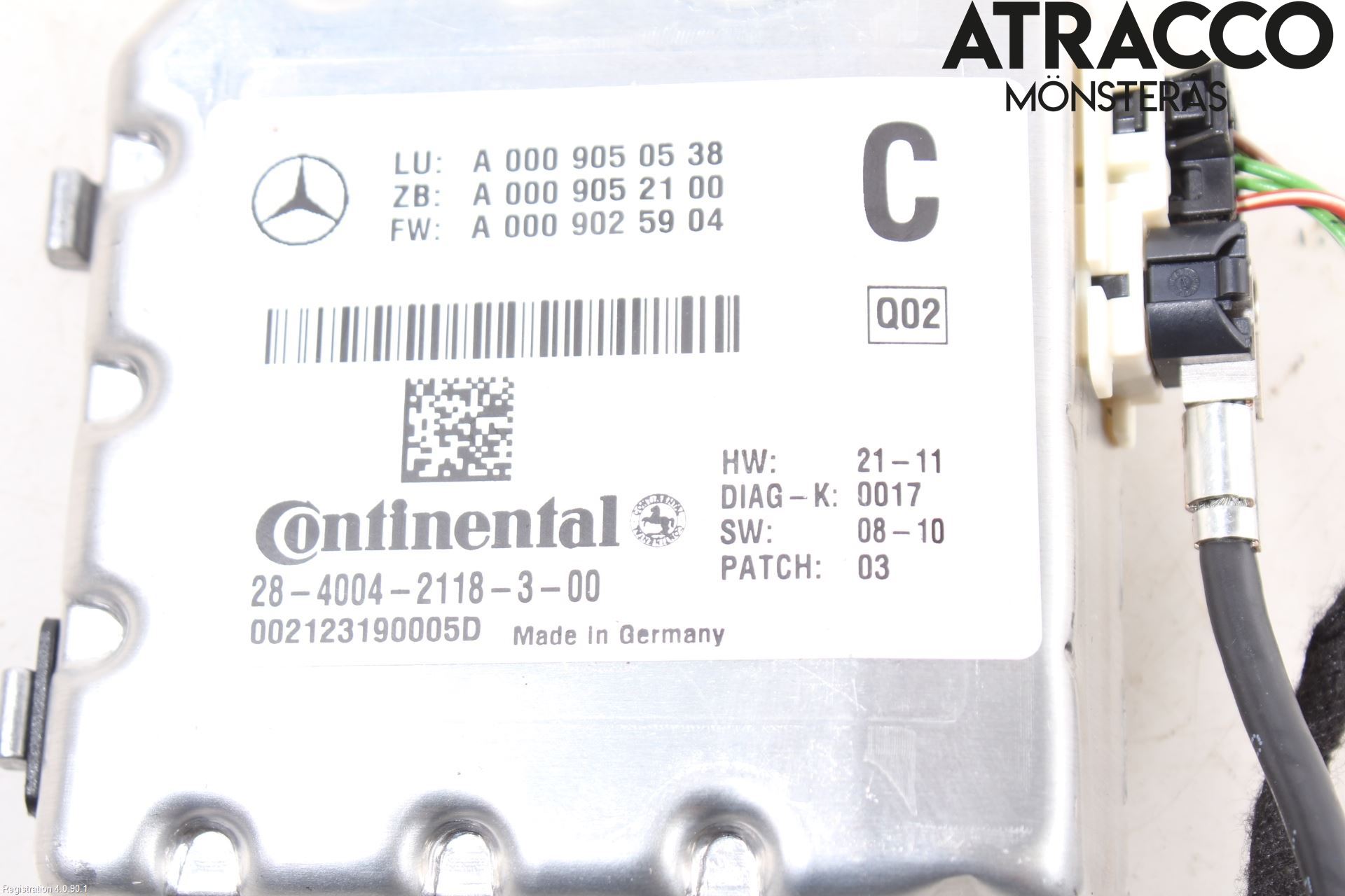Mercedes-Benz MB S-KLASS (W221) 05-13 Sensor Kollisjonsbeskyttelse