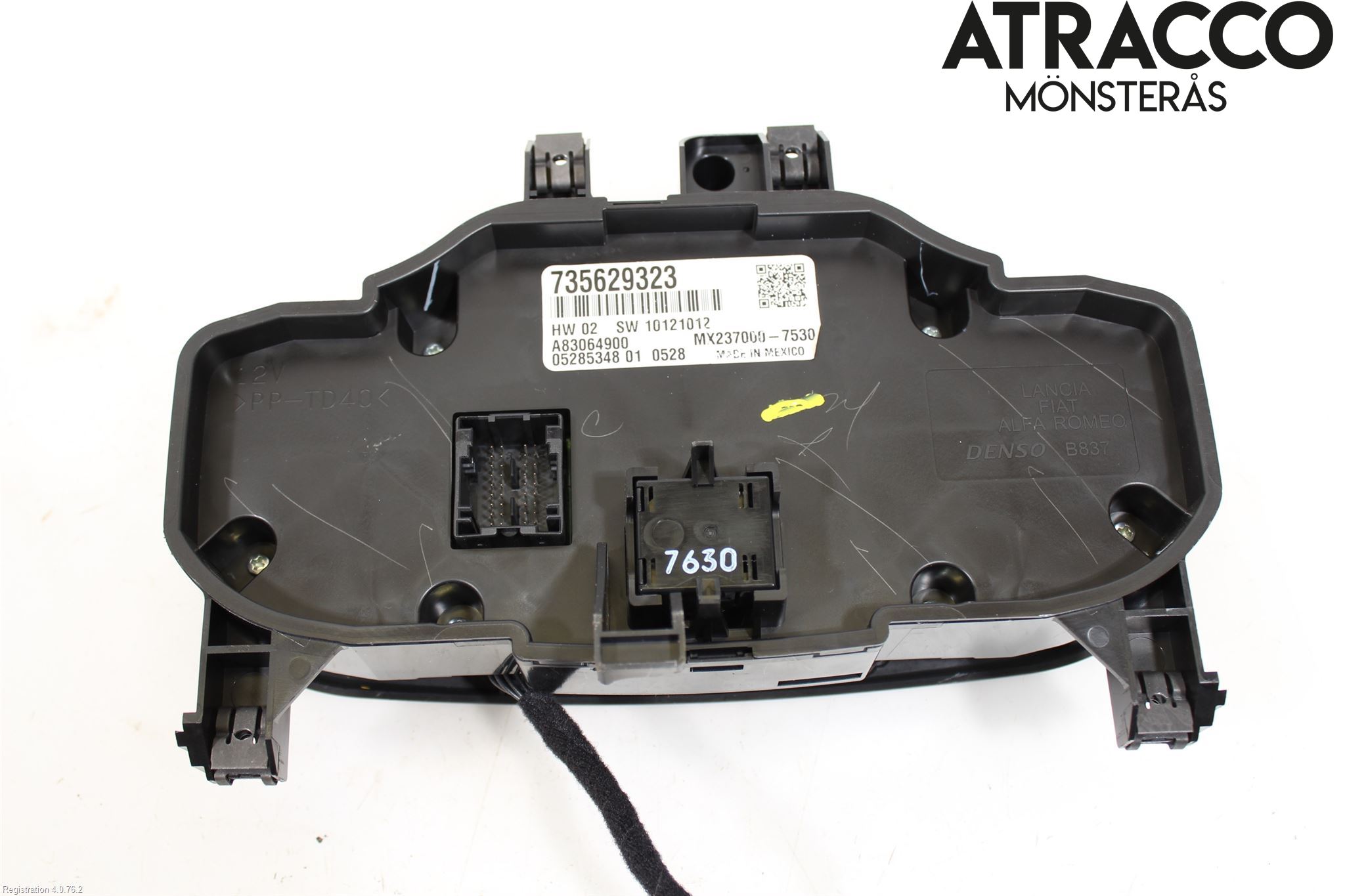 Fiat 500 07- Varme Ac Betjening-Display
