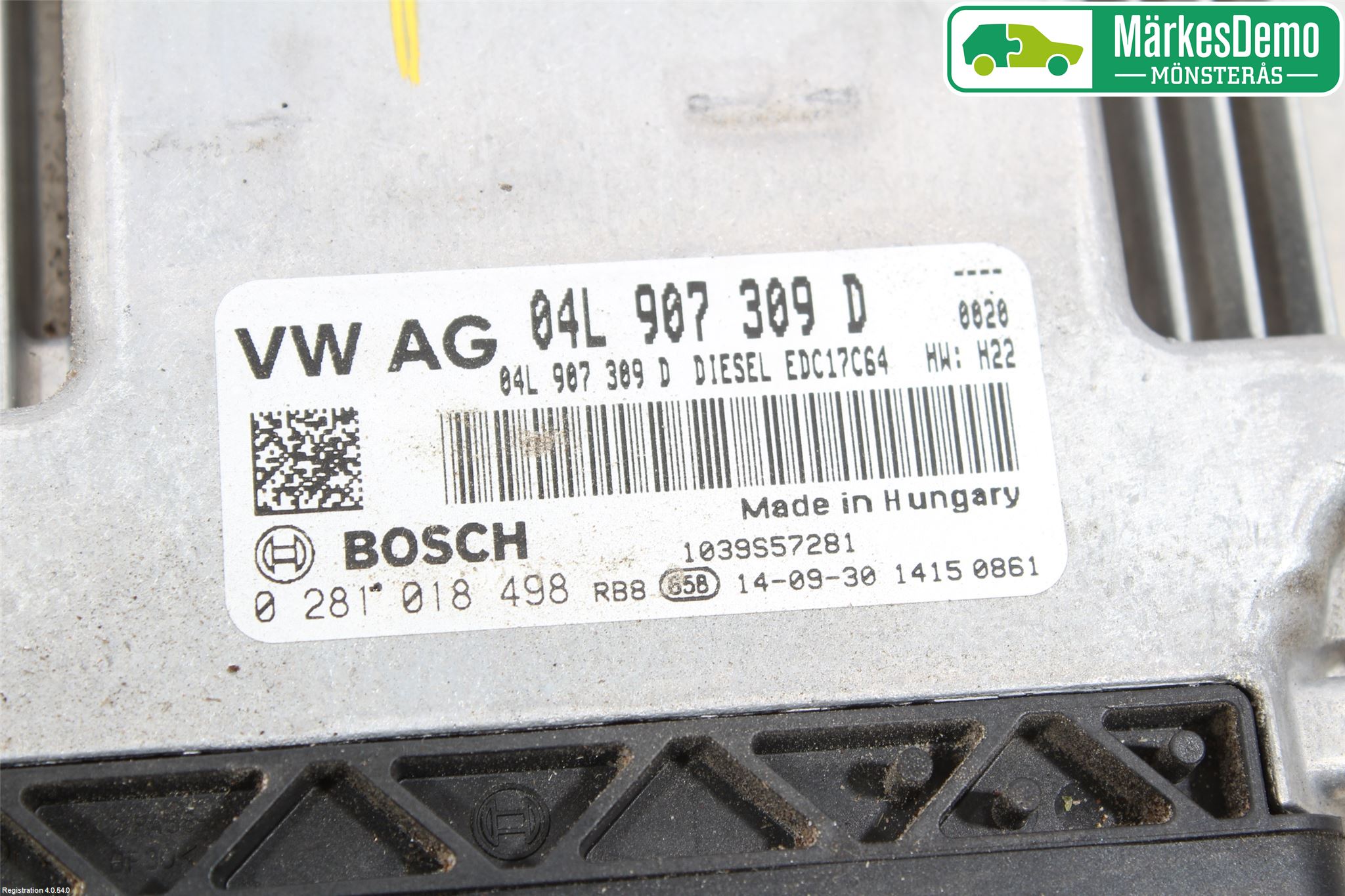 Volkswagen VW GOLF / E-GOLF VII 13-20 Styreenhet Innsprøytning