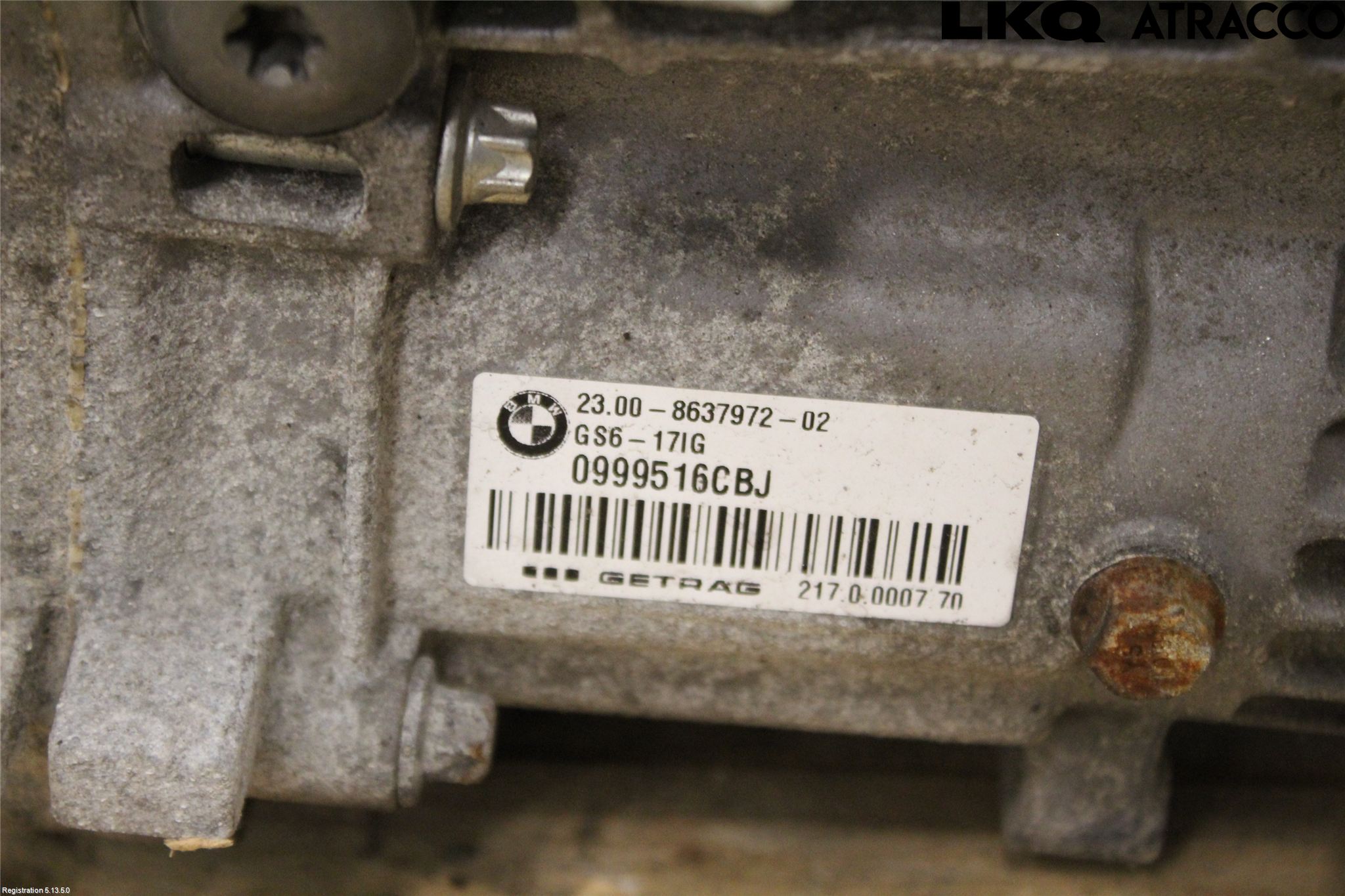 BMW 1 F20/F21 11-19 Gearkasse 6 Trinn