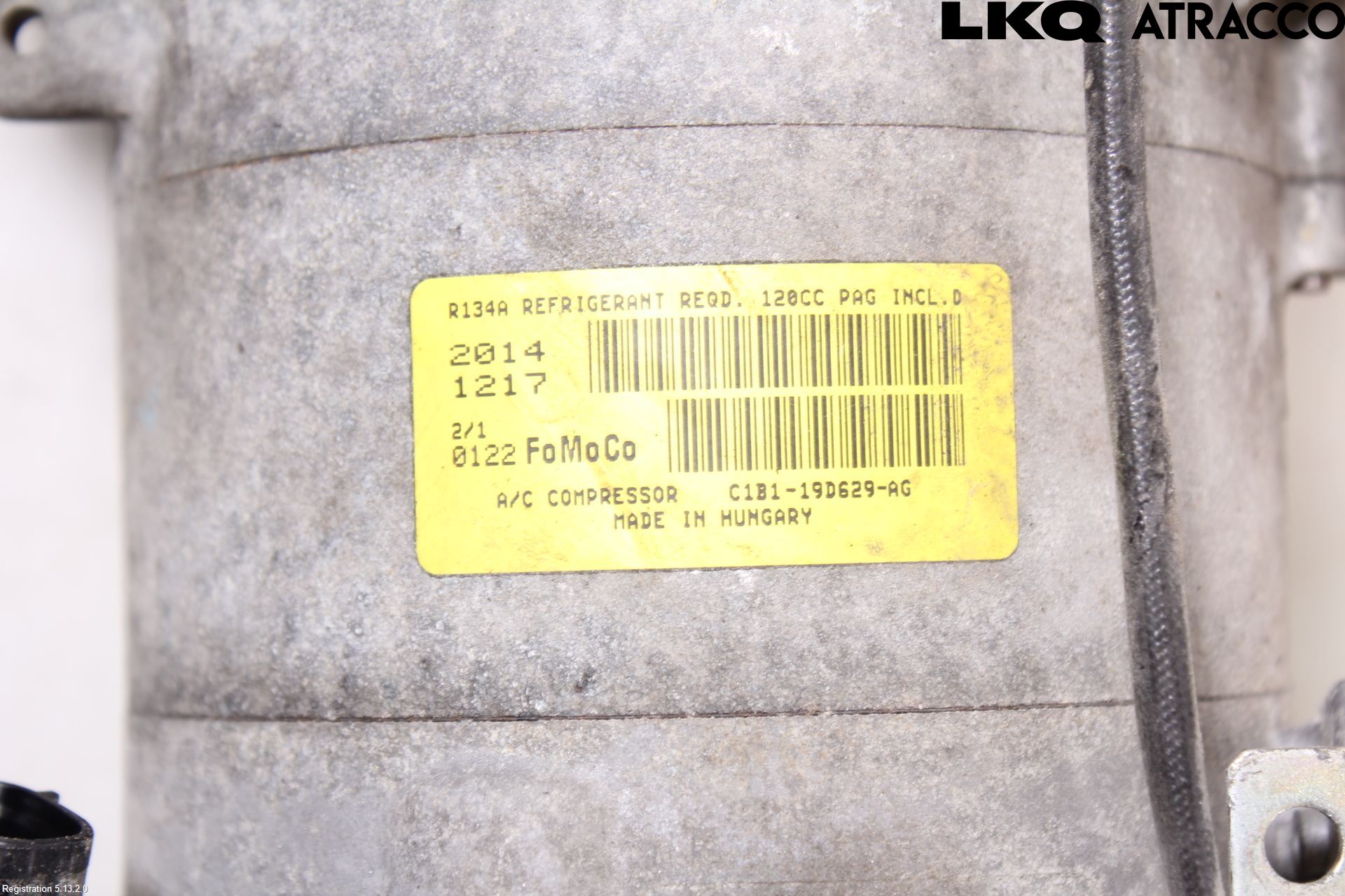Ford FIESTA 13-17 Varme Ac Kompressor