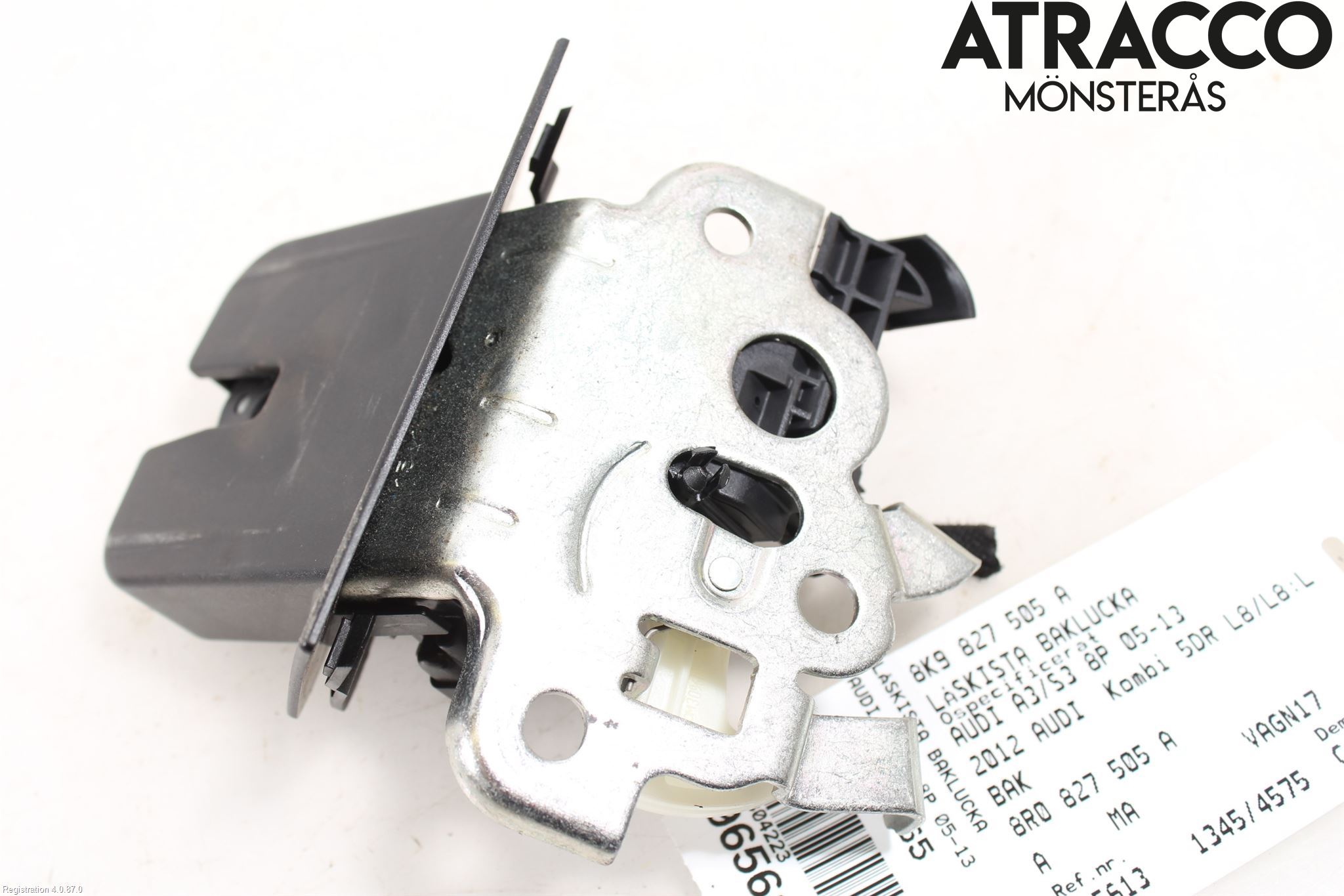 Audi A3/S3 05-13 Bakluke-Lokk Låsekasse