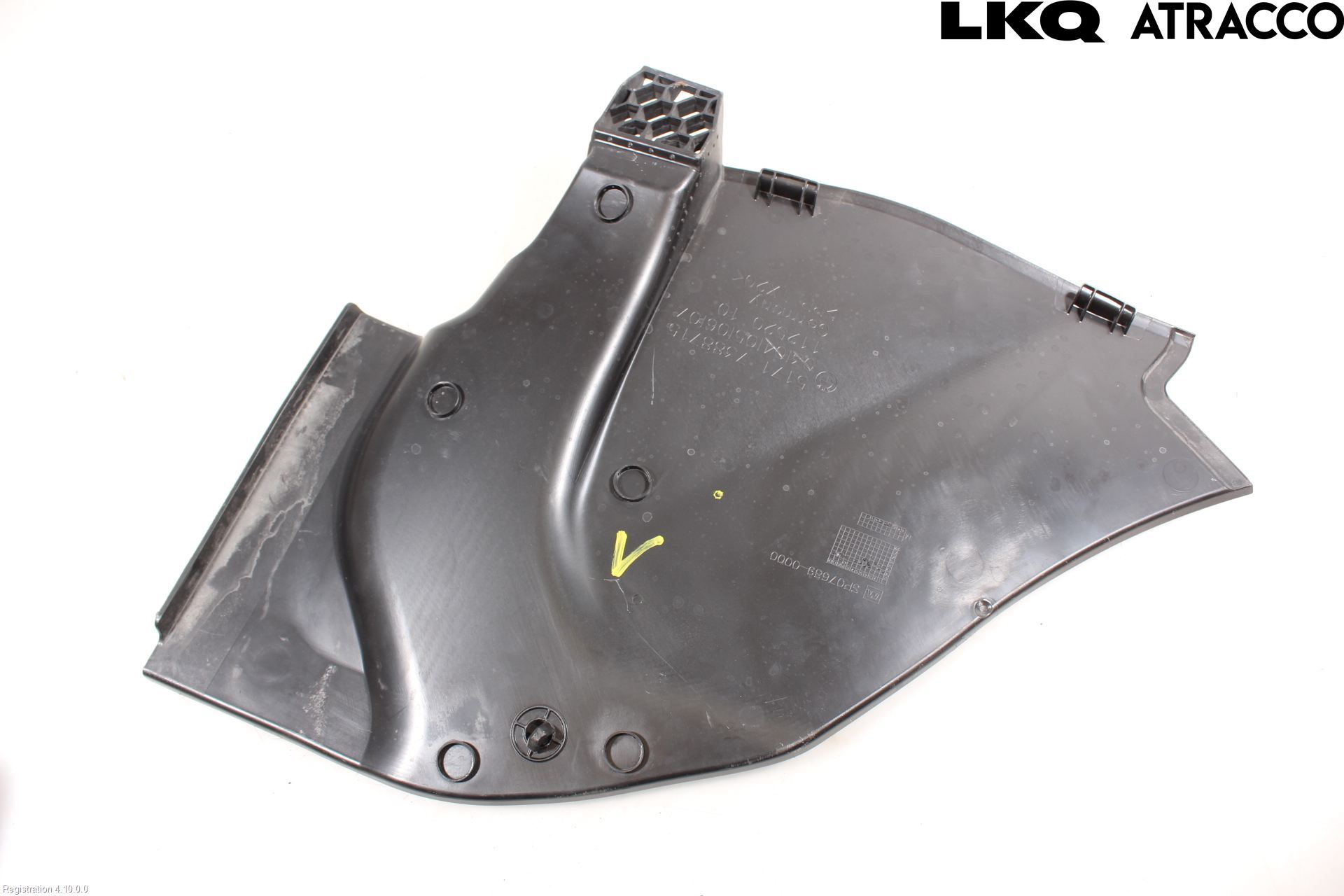 BMW 5 G30/G31/F90 17-23 Visker Deksel-Grill-Under Frr