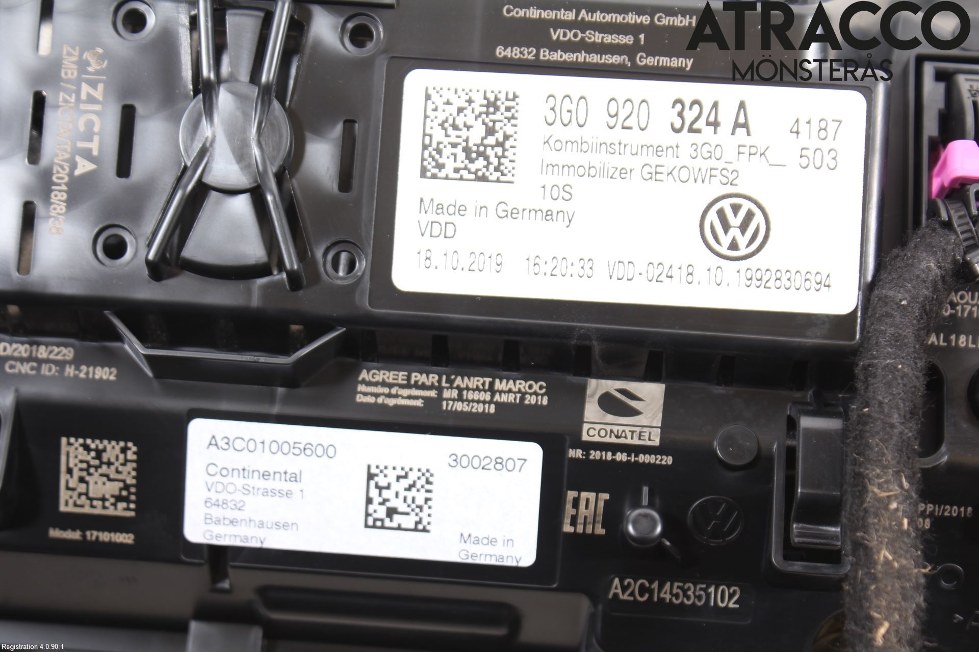 Volkswagen VW PASSAT 20-24 Instr Kombinert