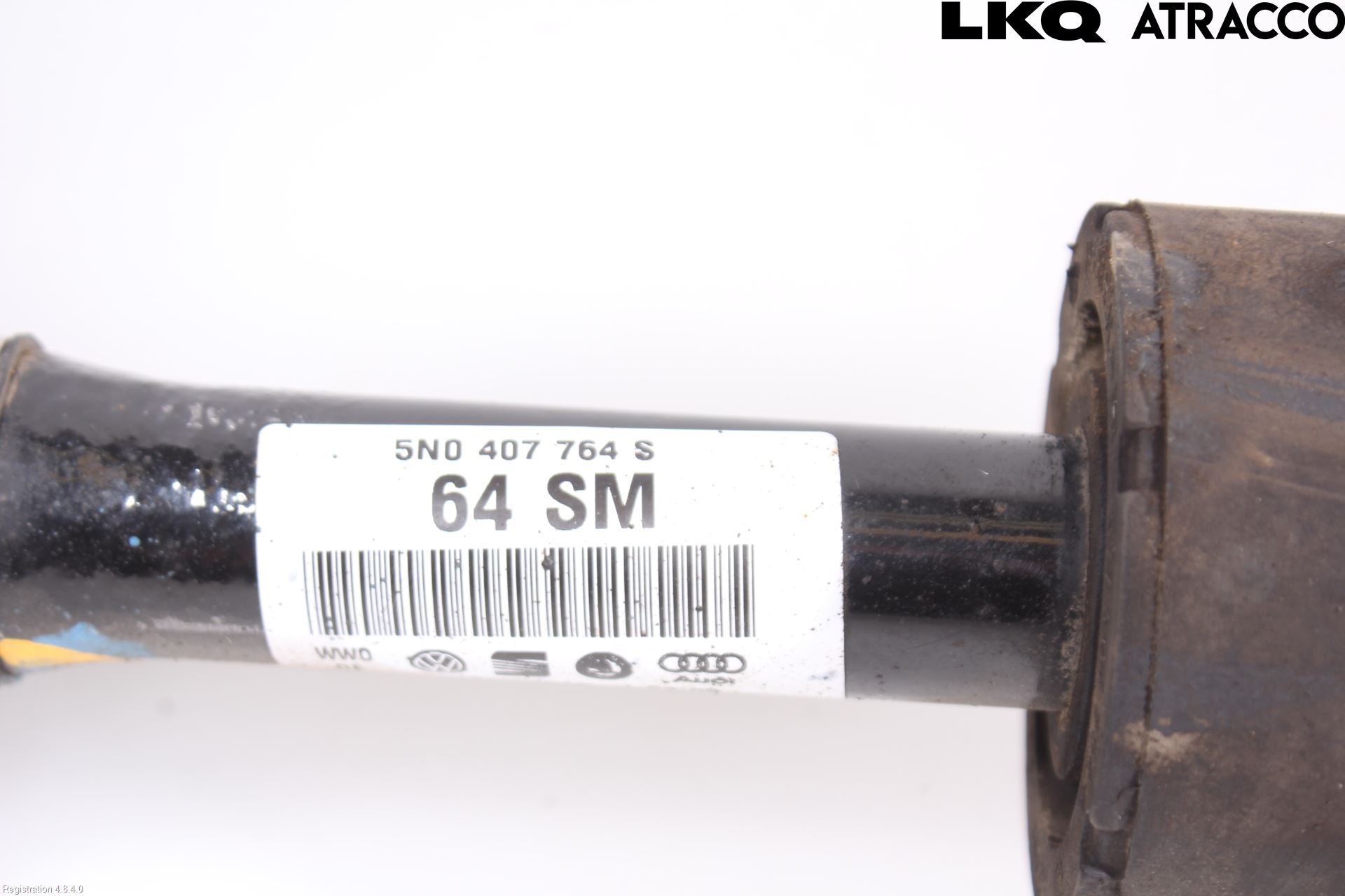 Volkswagen VW TIGUAN 07-16 Drivaksel Foran Kompl Høyre