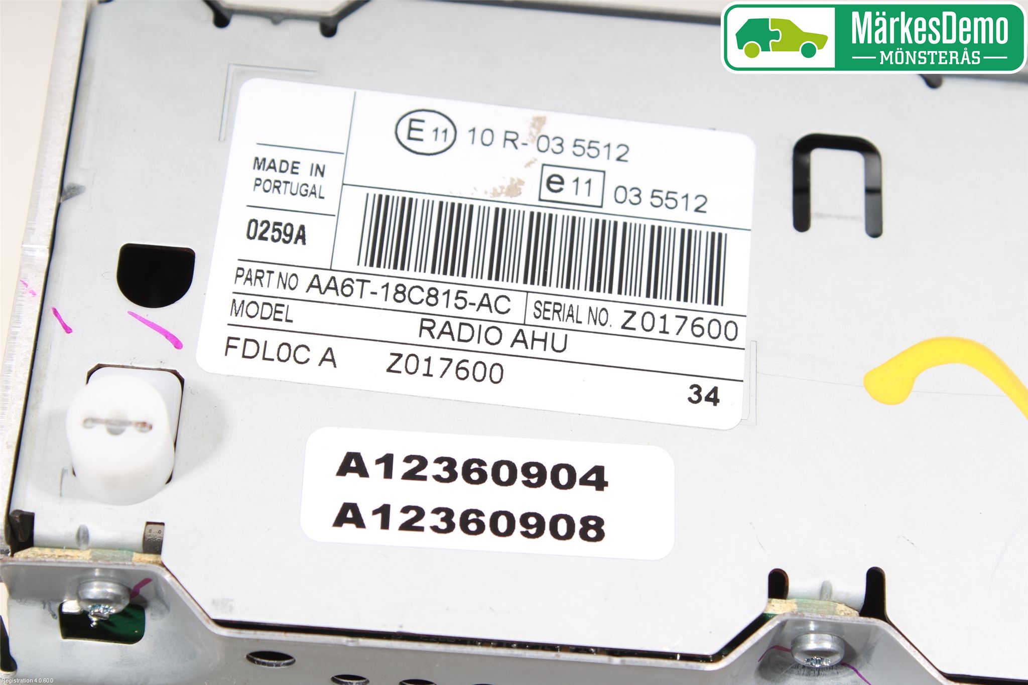 Ford FIESTA 09-12 Stereo Radio