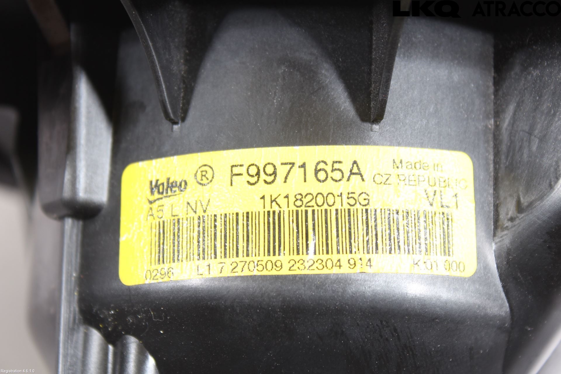 Audi A3/S3 05-13 Varmeapparat Viftemotor