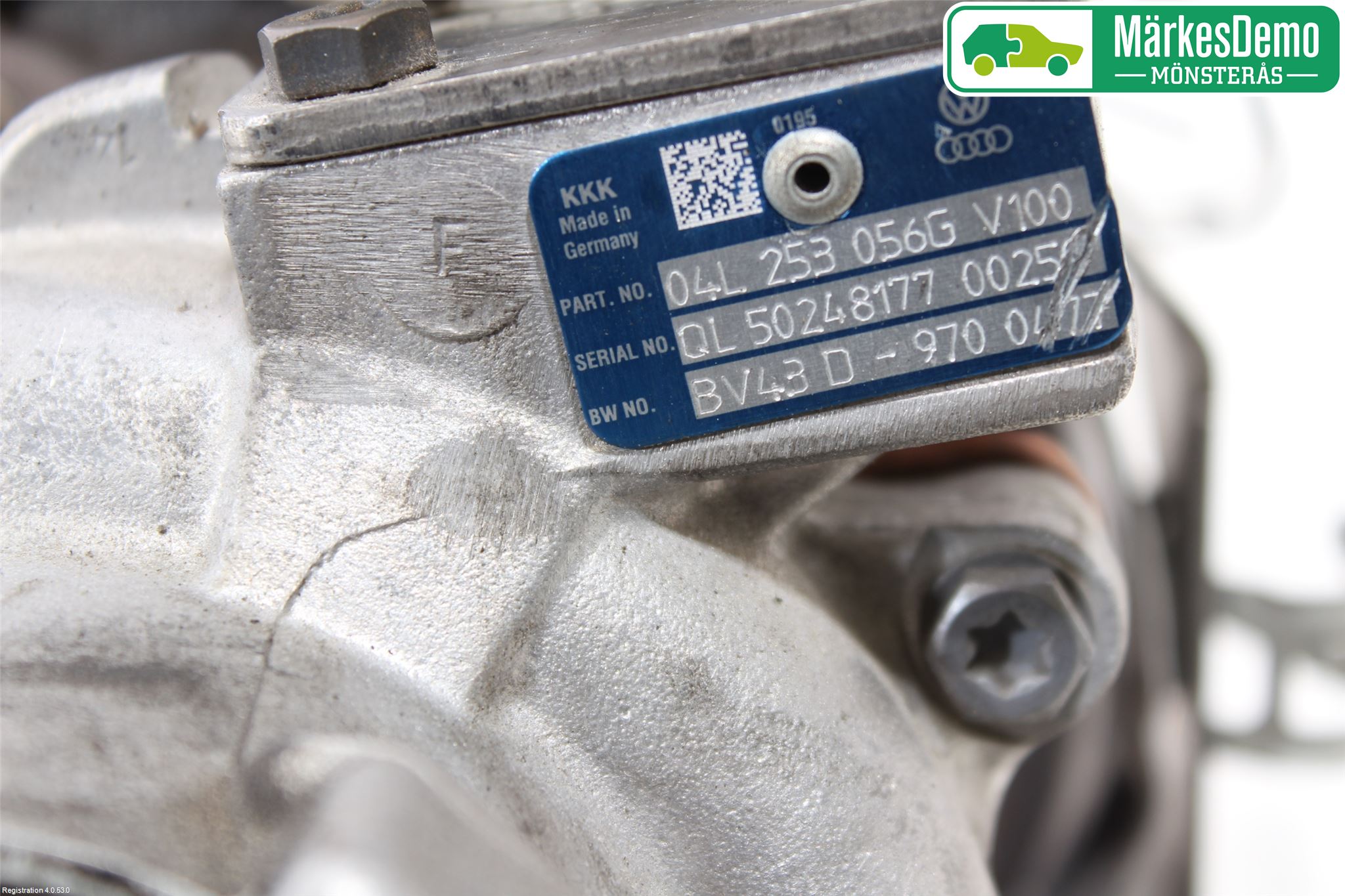 Volkswagen VW PASSAT 15-19 Turboaggregat