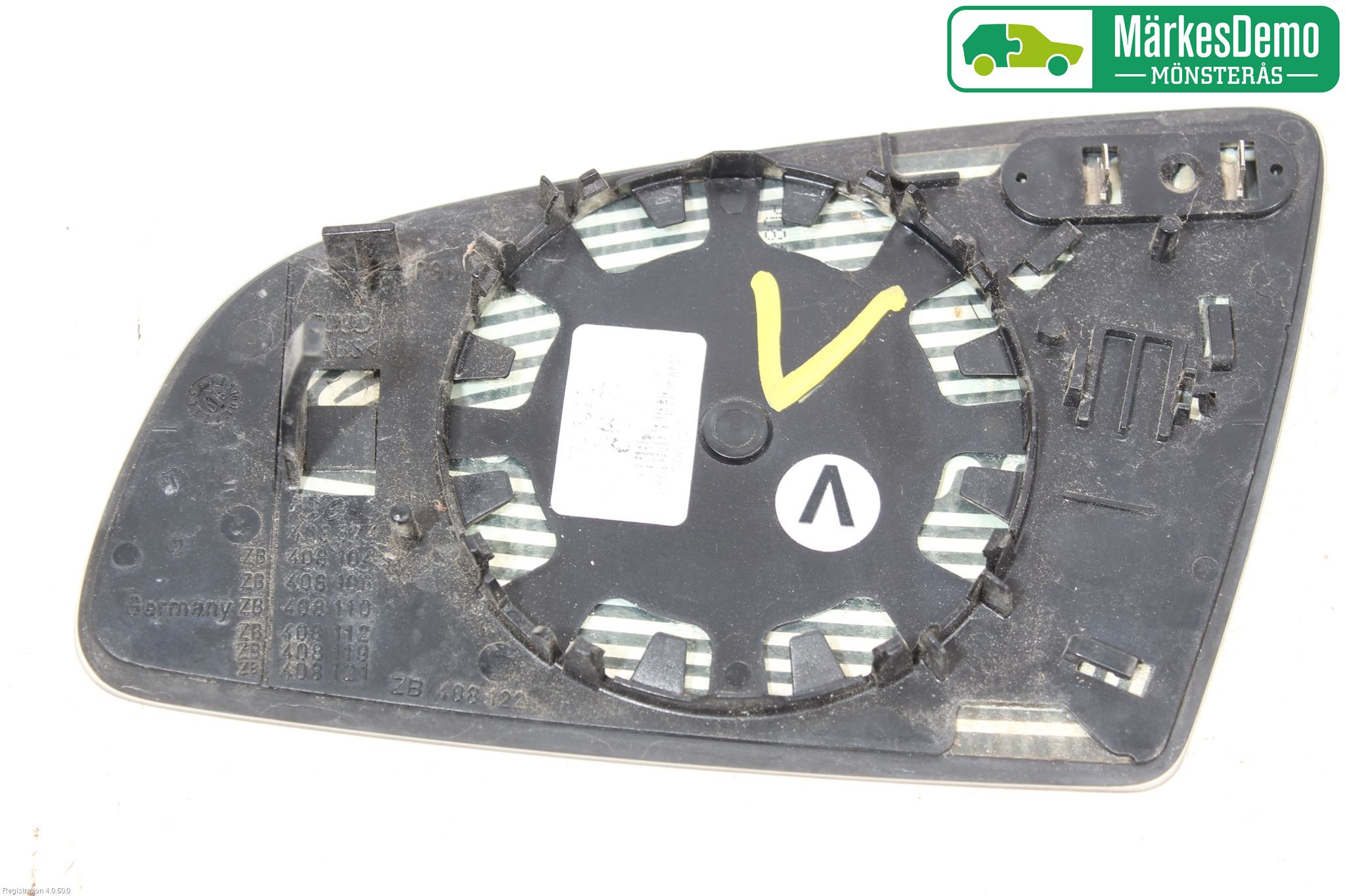 Audi A4/S4 05-07 Speil Glass V