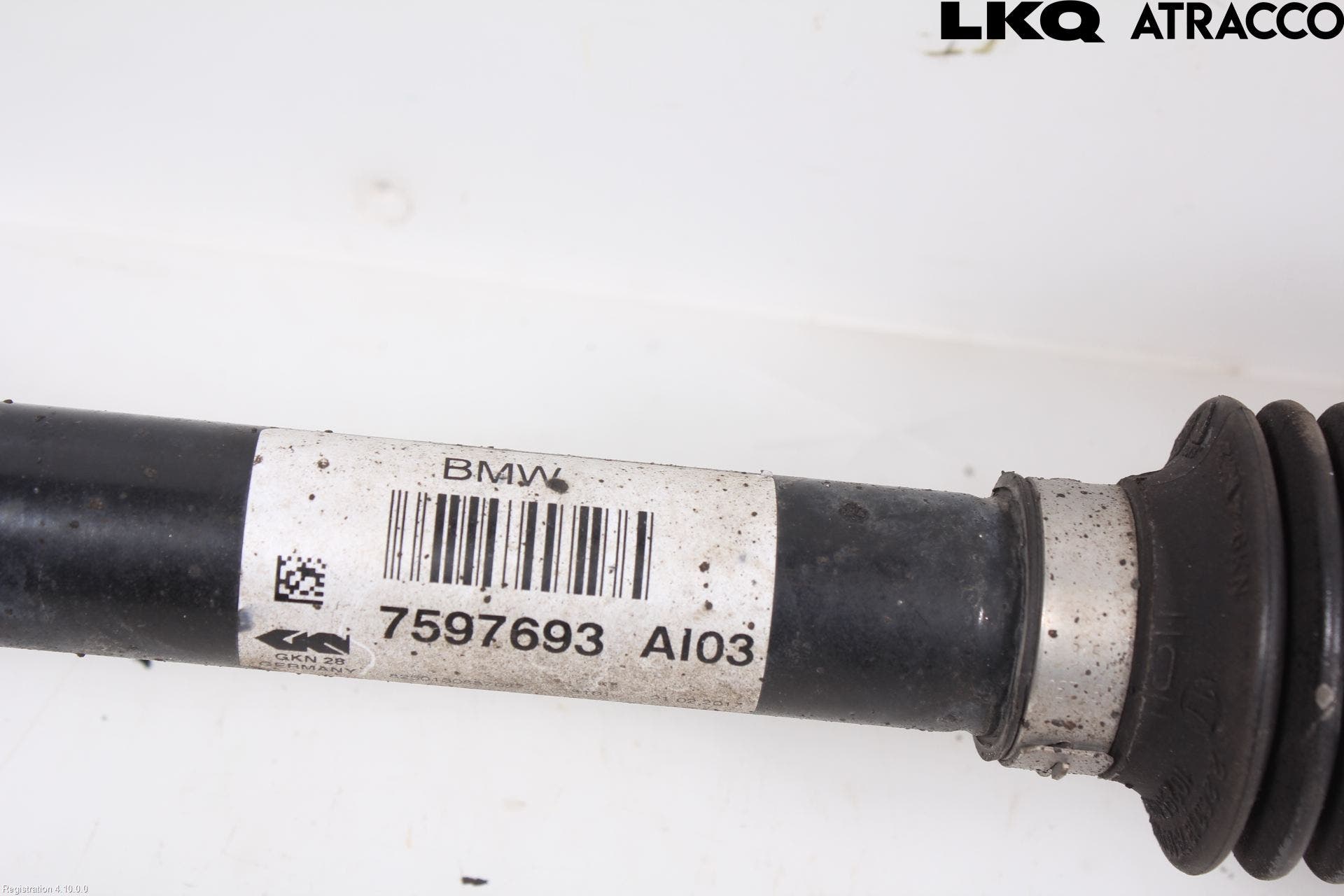 BMW 3 F30/F31/F80 12-19 Drivaksel Foran Kompl Venstre