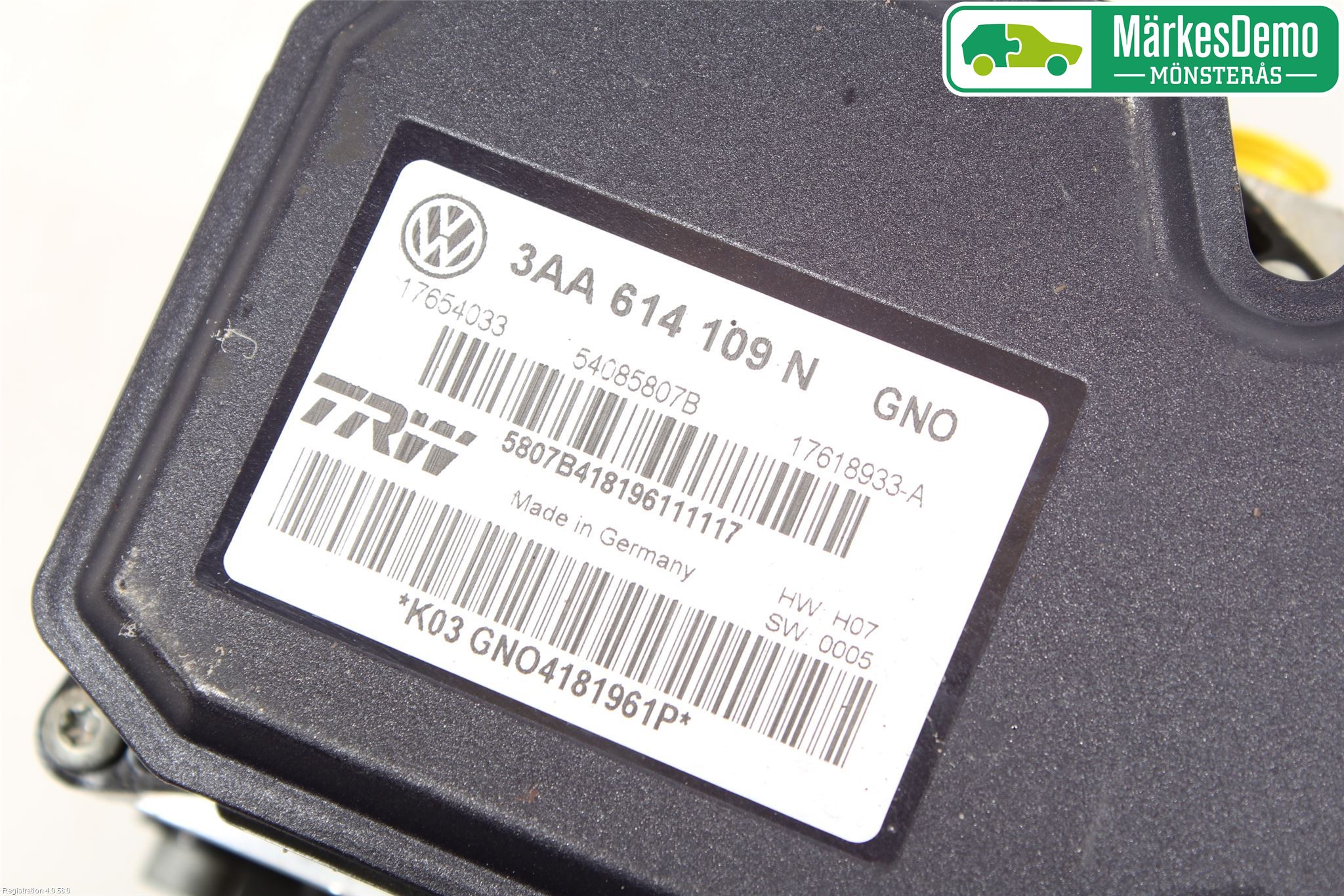 Volkswagen VW PASSAT 11-14 Abs Hydraulikkaggregat