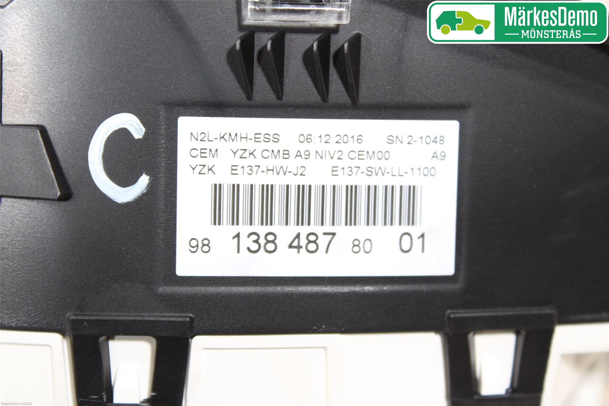 Peugeot PEUGOT 208 16-19 Instr Kombinert