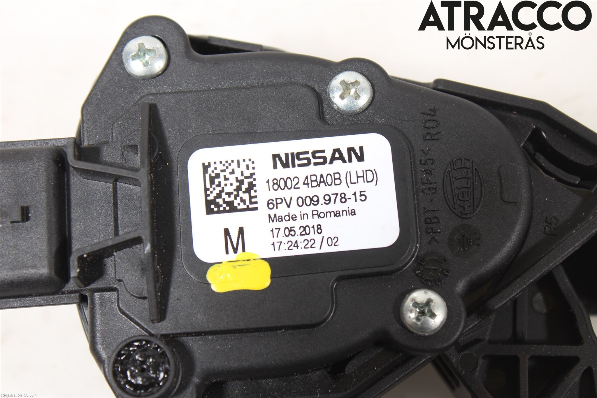 Nissan QASHQAI 17-21 Gasspedal