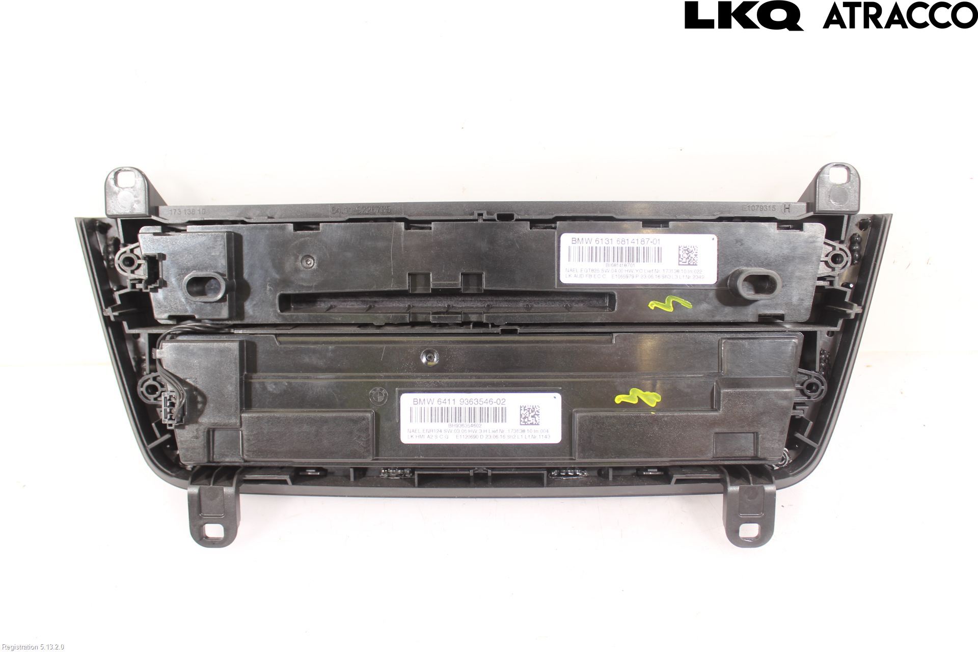 BMW 4 F32/F33/F82/F83 13-20 Varme Ac Betjening-Display