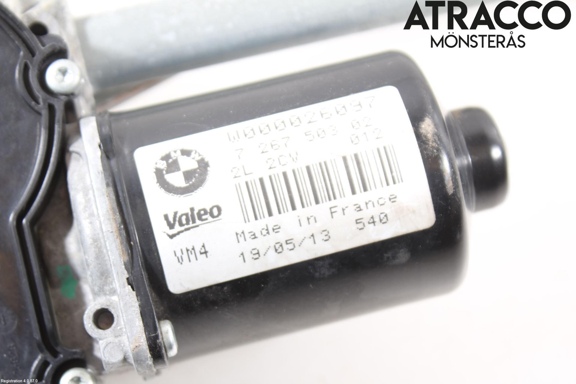 BMW 3 F30/F31/F80 12-19 Viskermotor Frontrute