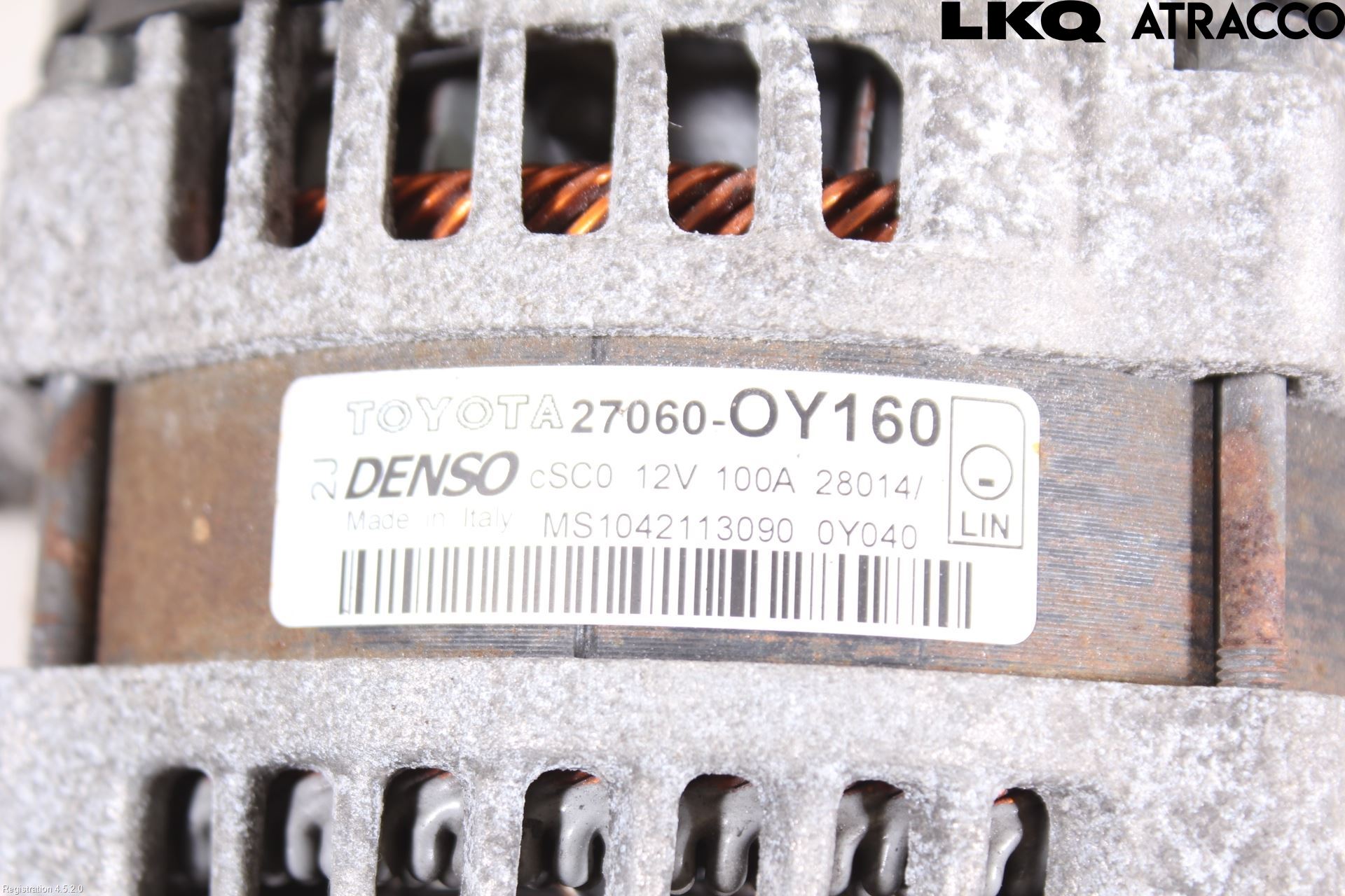 Toyota YARIS XP130 15-20 Dynamo