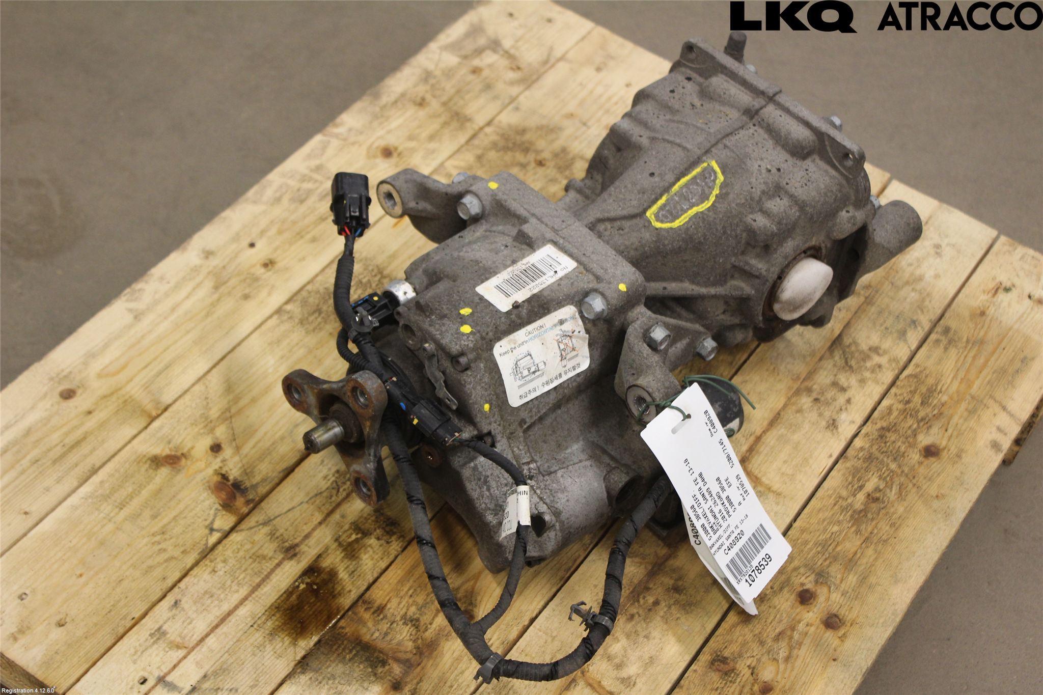 Hyundai SANTA FE 13-18 Bakaksel Kardang Bak -Diff