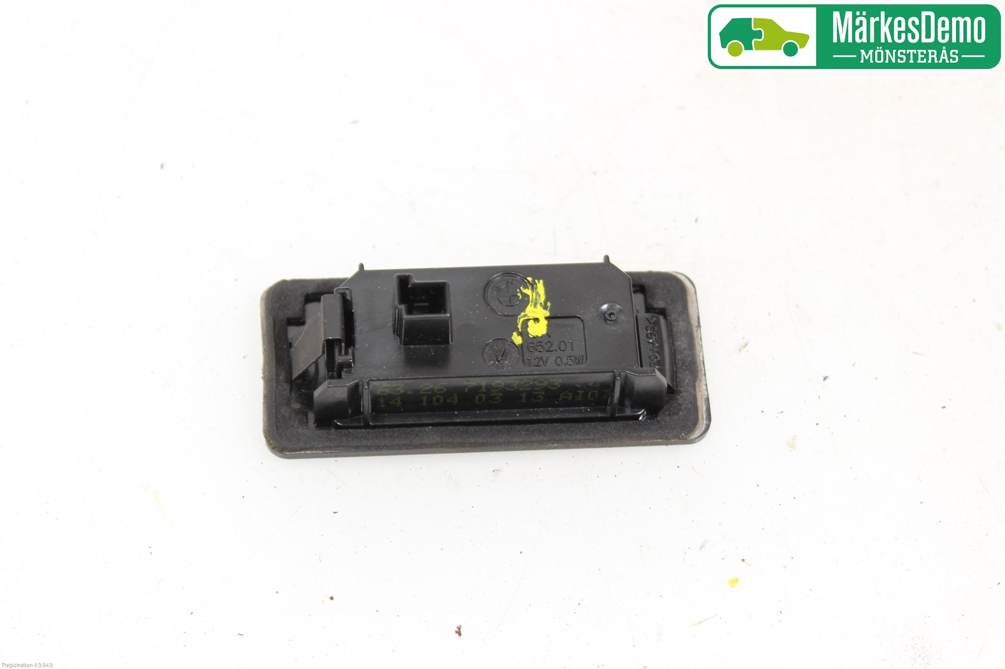 BMW 3 GT F34 13-19 Skilt Belysning