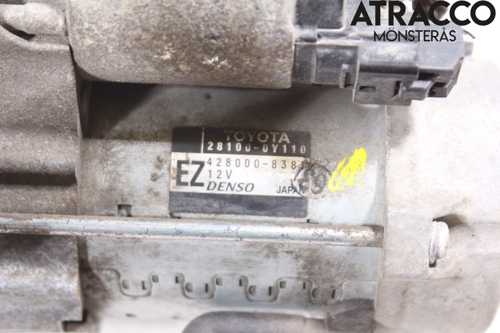 Toyota YARIS XP130 12-14 Startmotor