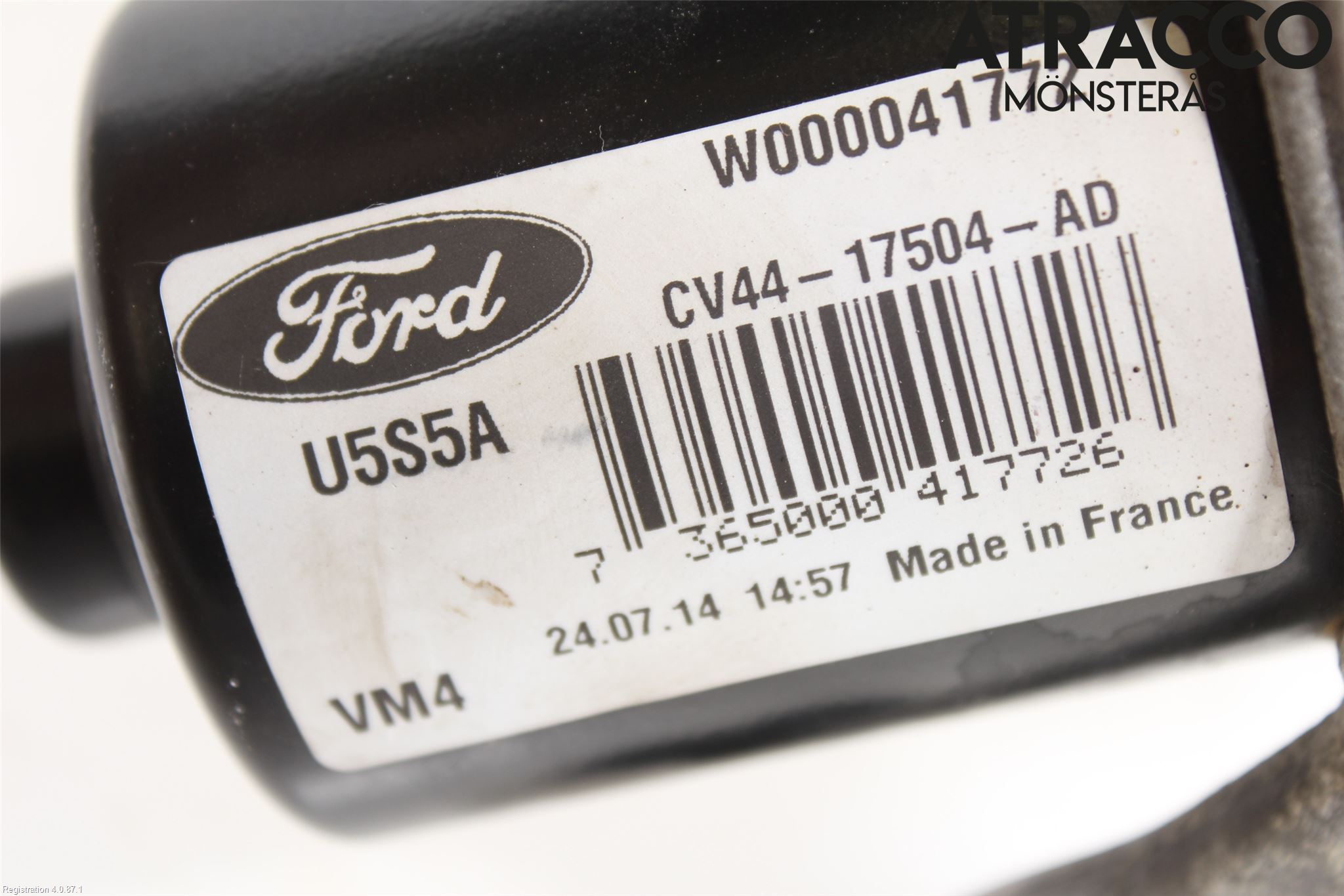 Ford KUGA 13-16 Viskermotor Frontrute