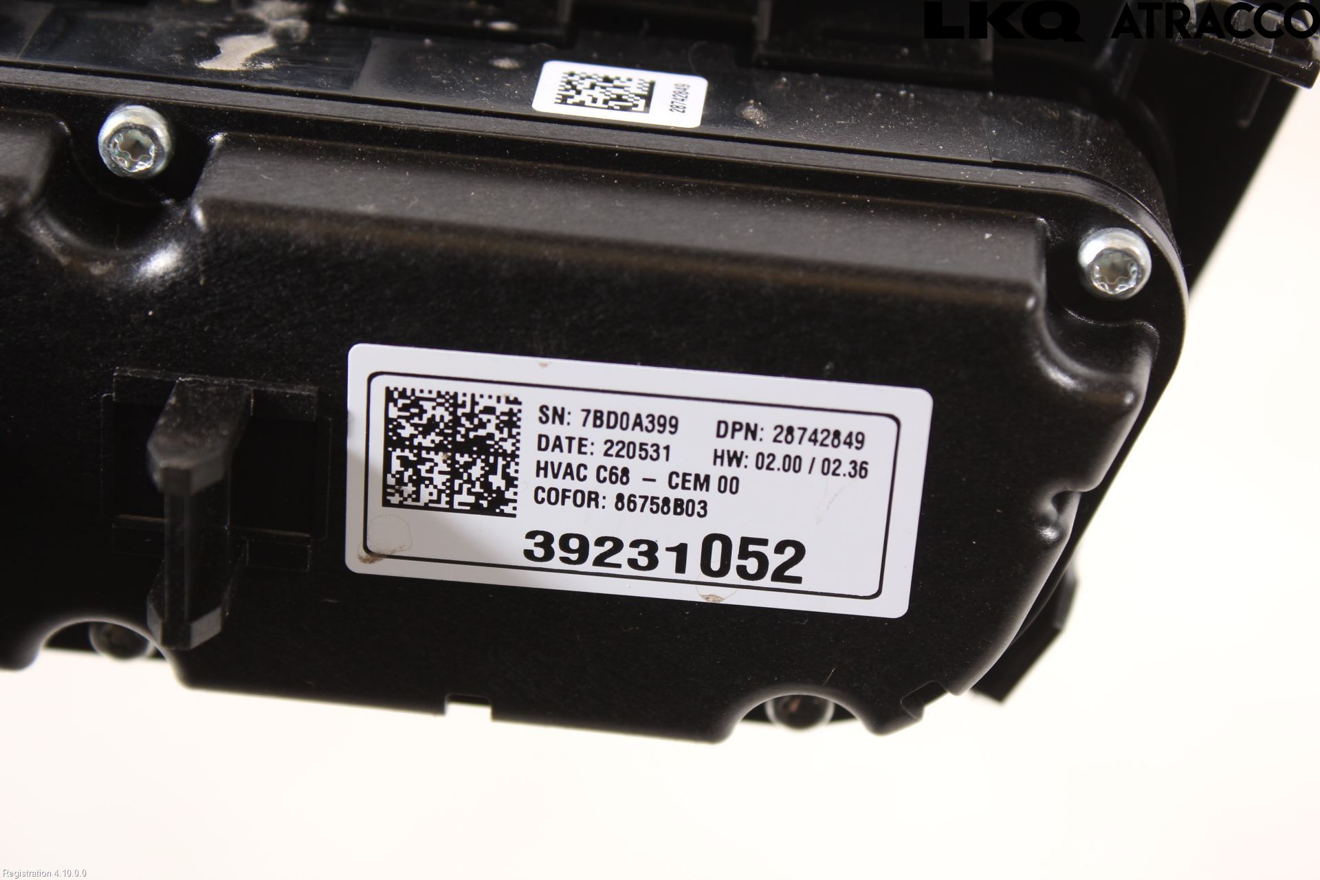 Opel CORSA F, CORSA-E 20- Varme Ac Betjening-Display