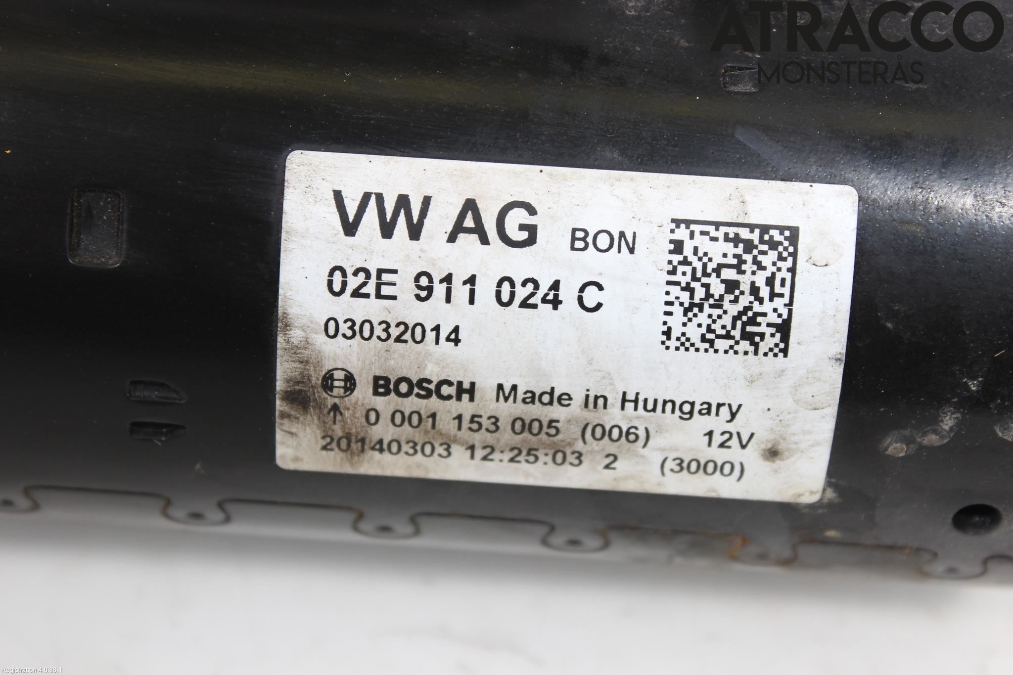 Volkswagen VW PASSAT 11-14 Startmotor Diesel