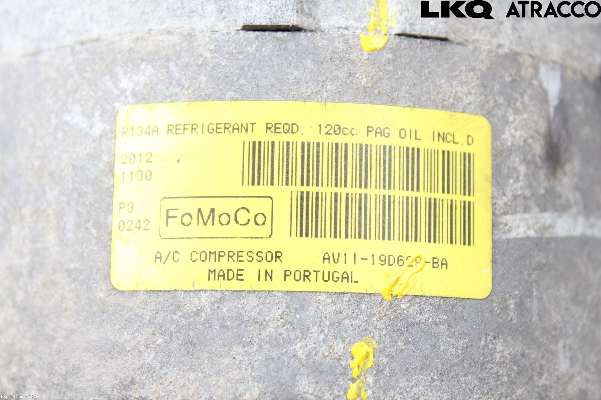 Ford FOCUS 11-14 Varme Ac Kompressor