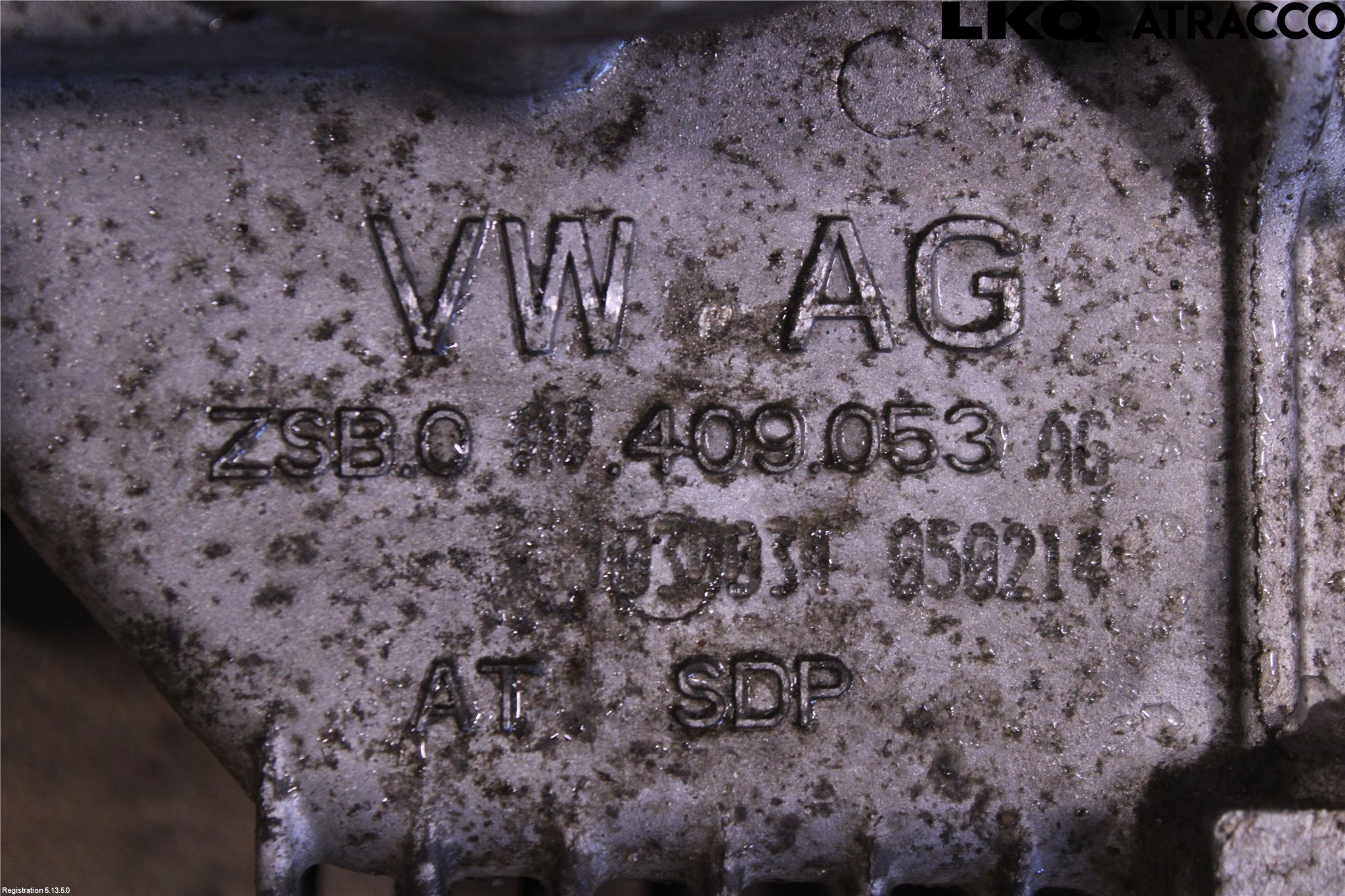 Volkswagen VW PASSAT 11-14 Gearkasse Fordelingskasse