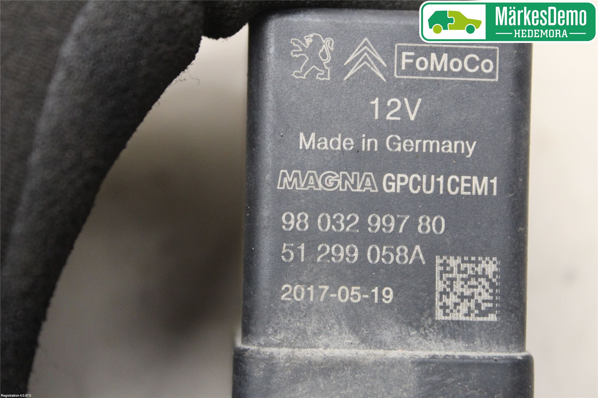 Peugeot PARTNER 16-18 Rele Gløding Diesel