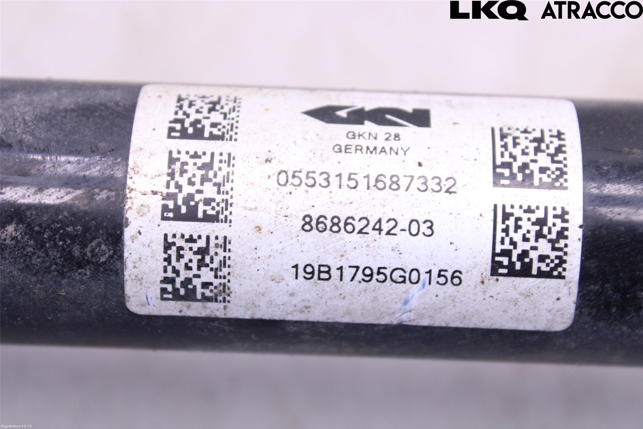 BMW 5 G30/G31/F90 17-23 Drivaksel Bak Kompl Høyre