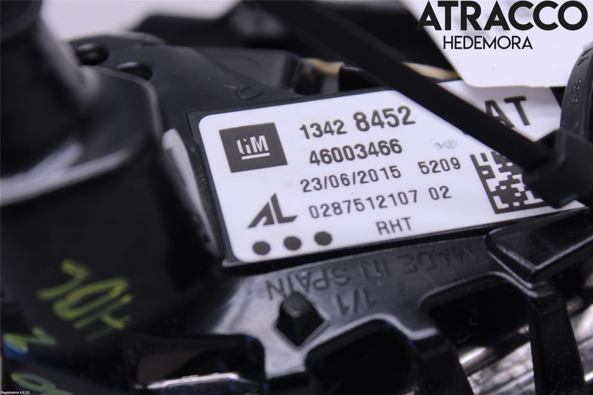 Opel CORSA E 15-19 Baklykt Høyre  På Luke(Indre)