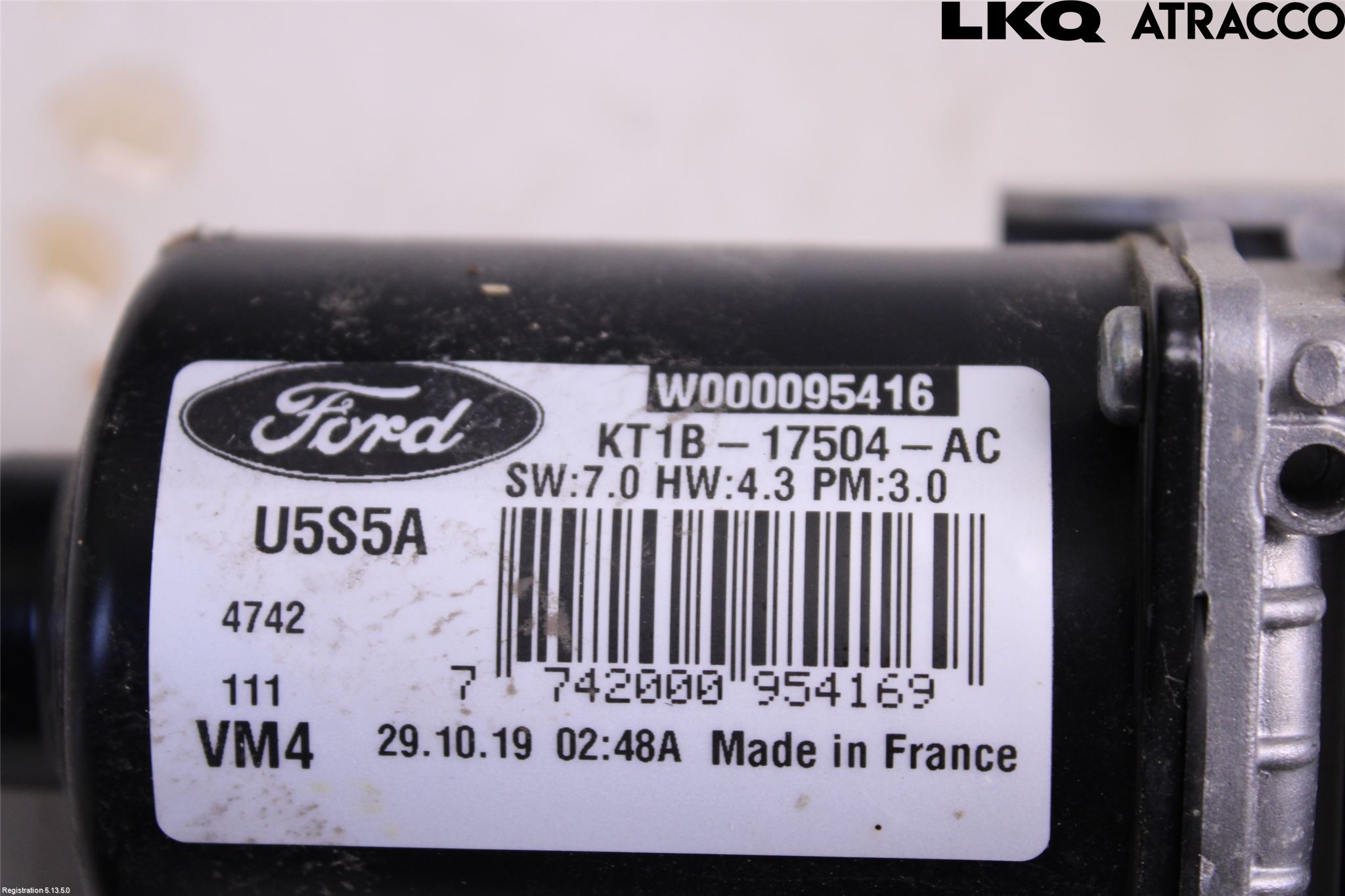 Ford TRANSIT/TOURNEO CONNECT 13-22 Viskermotor Frontrute